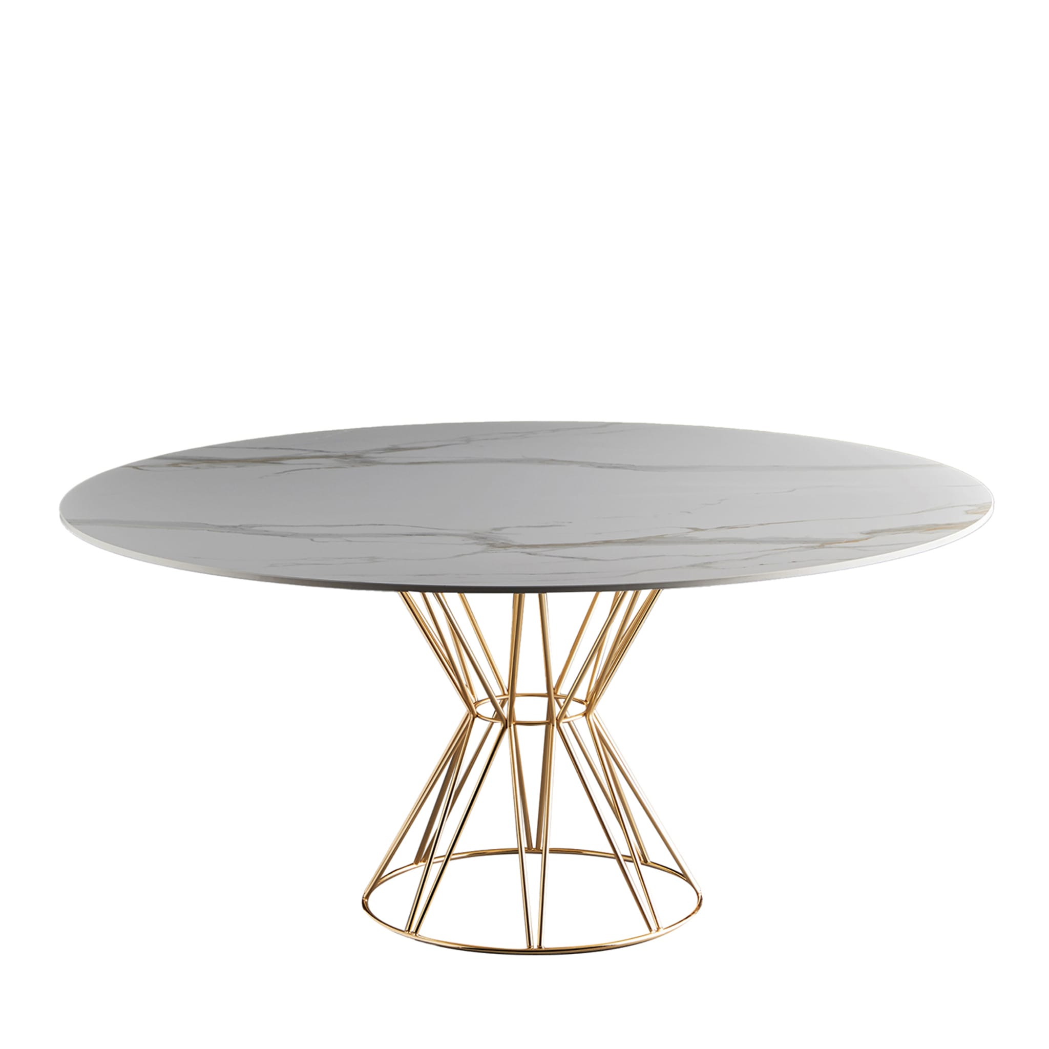 Circus Calacatta Oro & Brass Table by Fauciglietti Engineering - Main view