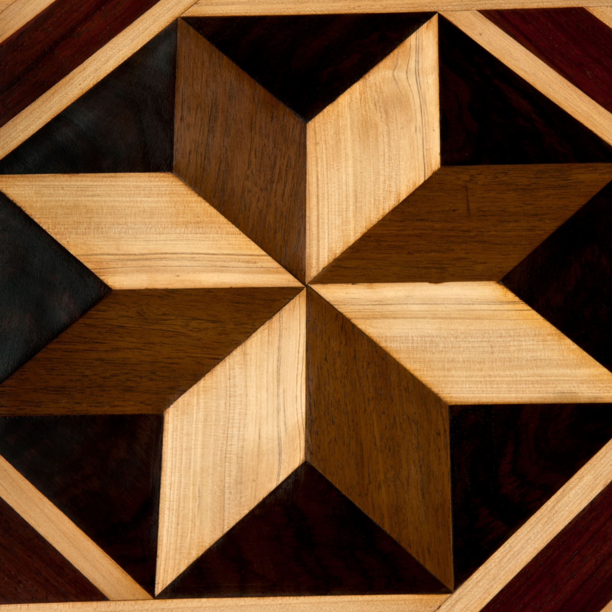 Renaissance-Style Marquetry Wheeled Coffee Table #2 - Alternative view 3