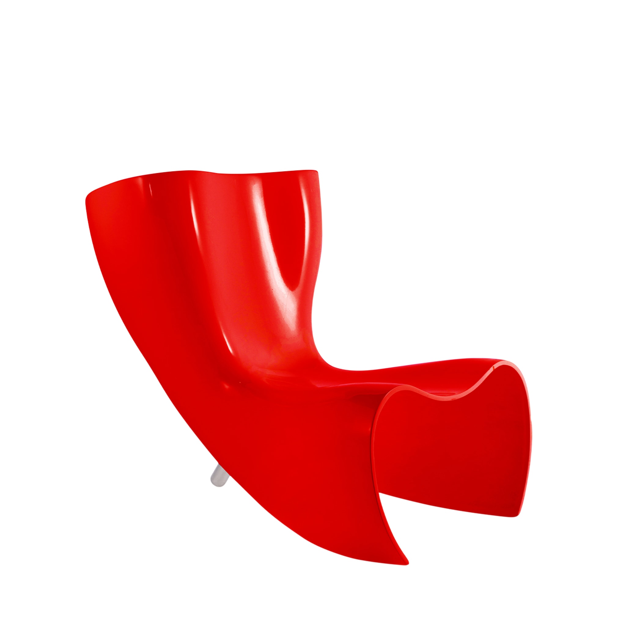 Sedia in feltro rosso di Marc Newson - Vista principale