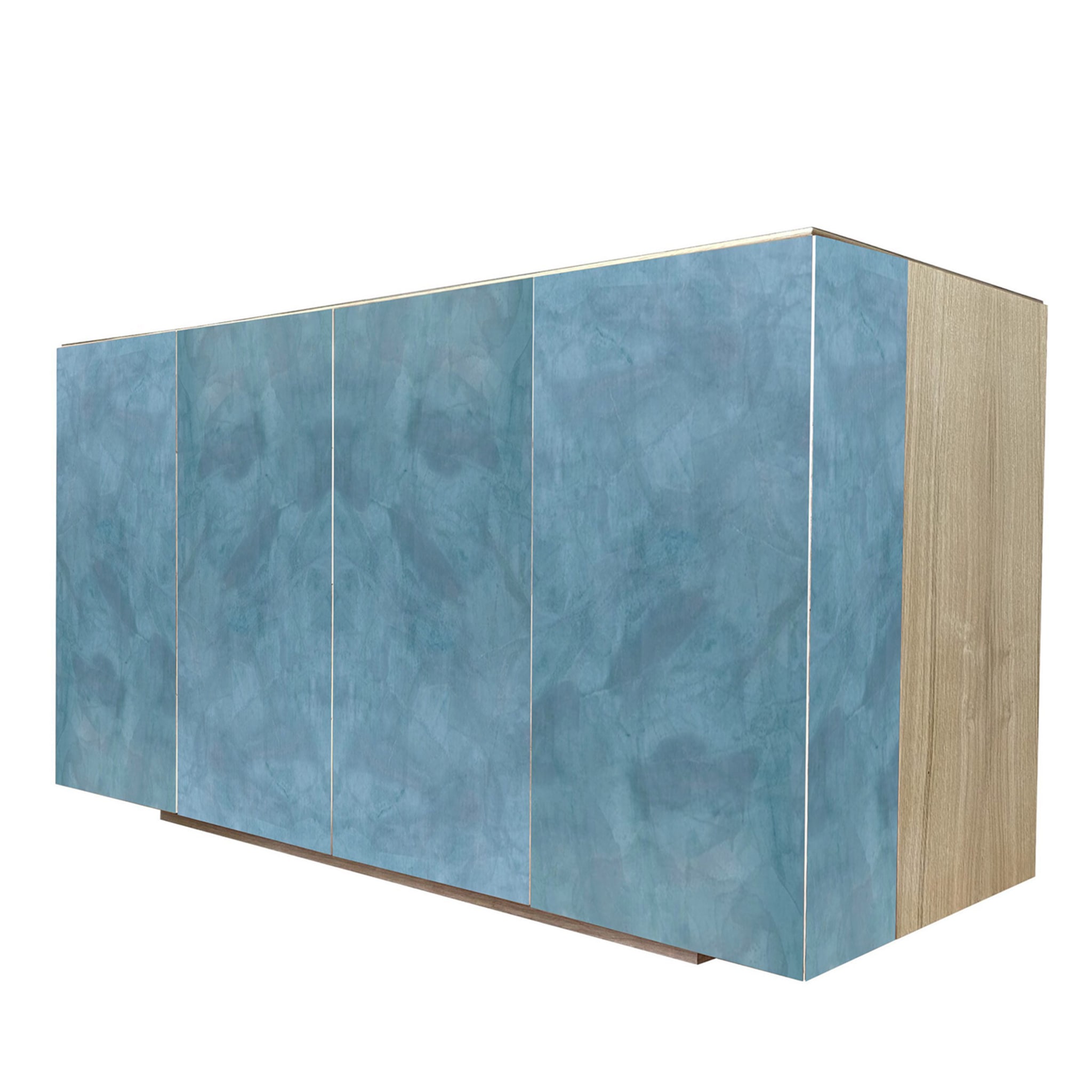 Boccadarno Sei 4-Door Blue Sideboard by Meccani Studio - Alternative view 1