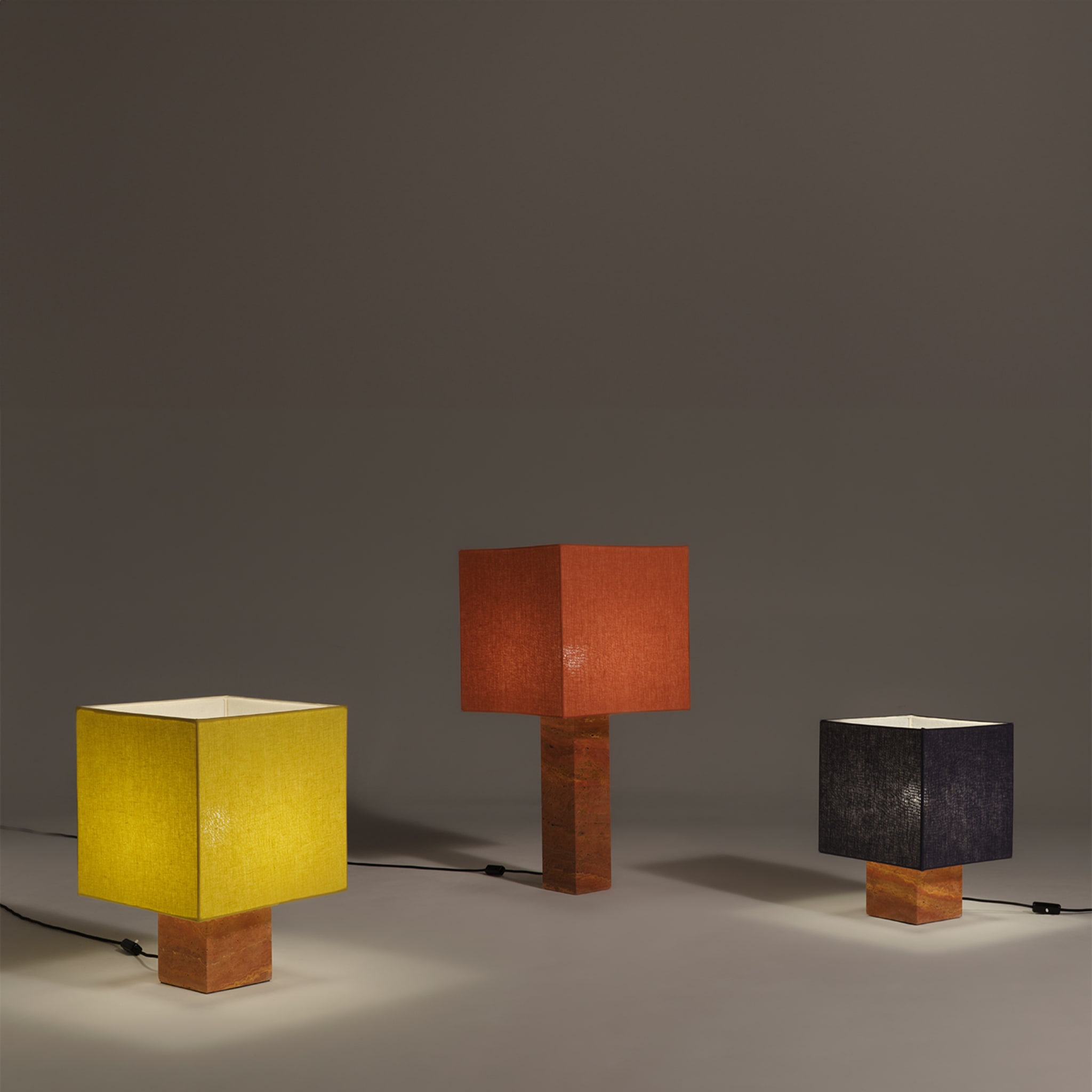 Roma Squared Small Yellow Table Lamp - Alternative view 2