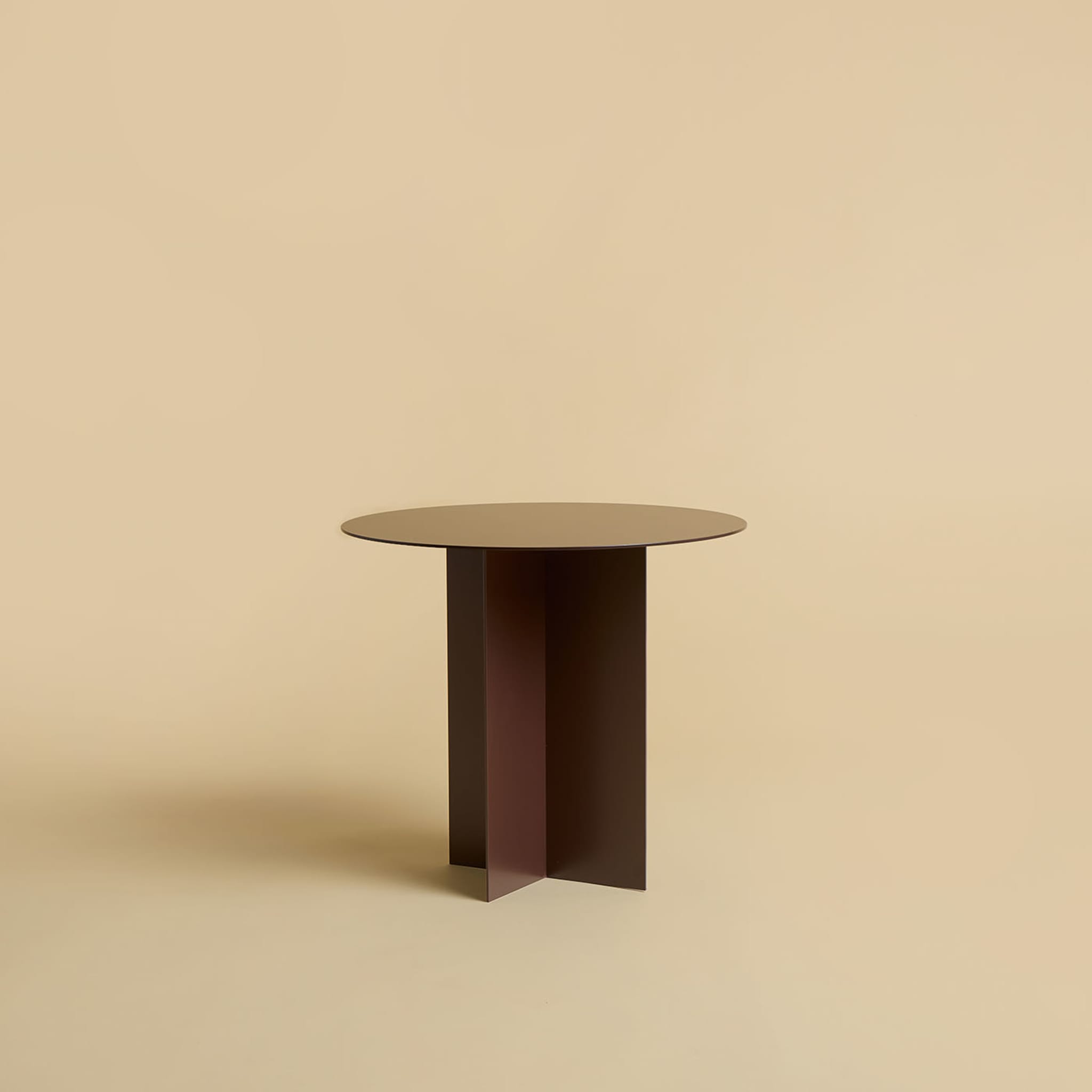 Wake Chocolate Brown Side Table - Alternative view 1