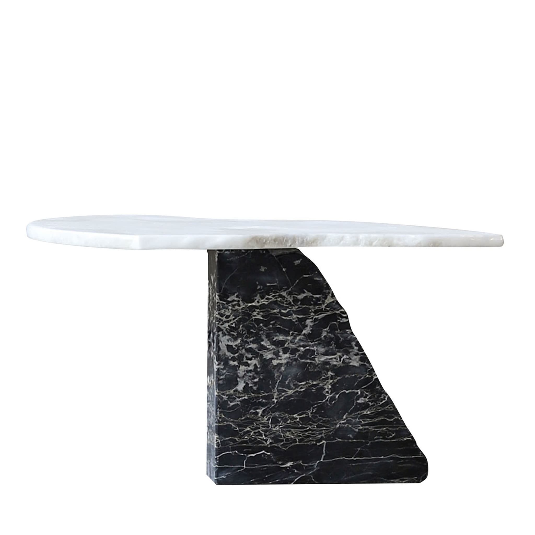 Tavolino in marmo Portoro - Vista principale