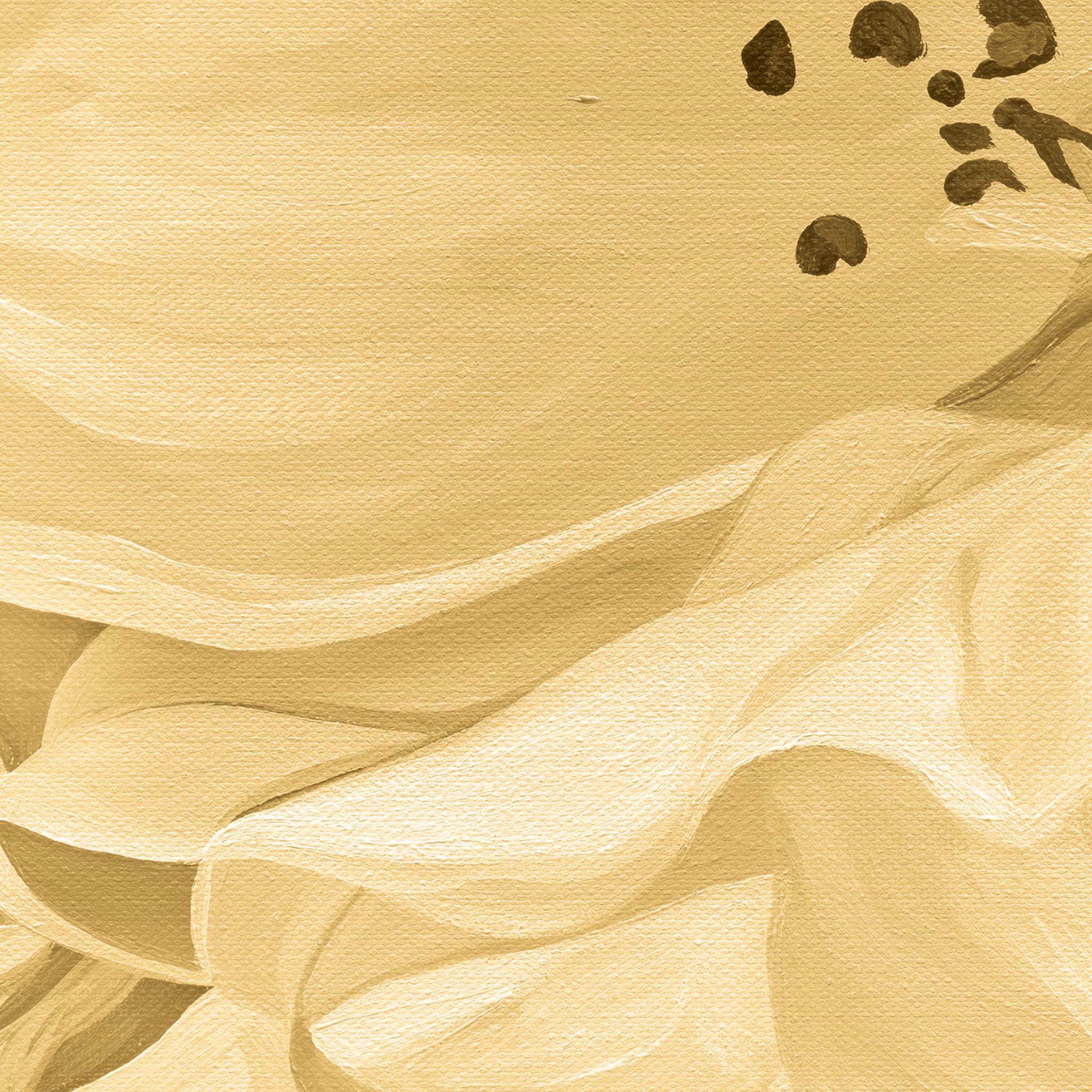 Ophelia Pale Yellow Textured Wallpaper - Alternative view 1