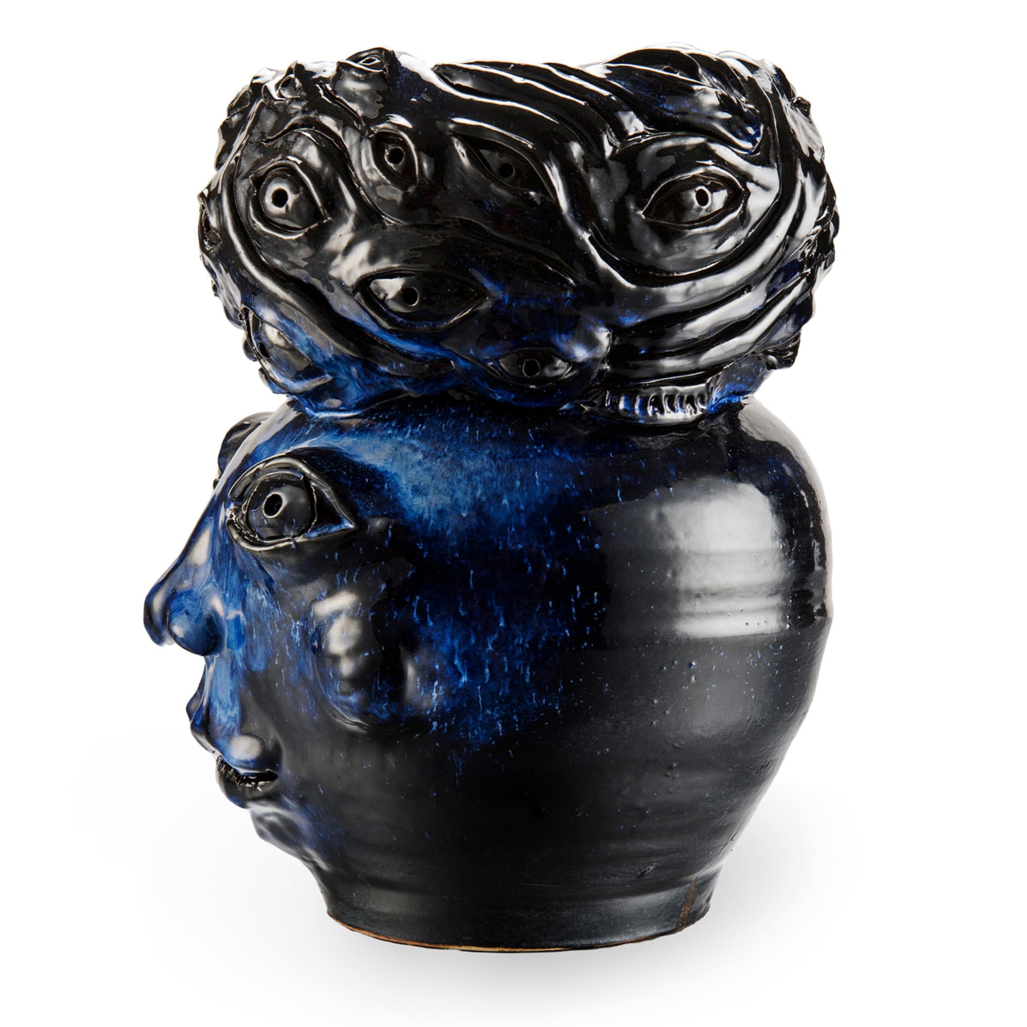 Blu Eye Moorish Head Vase - Alternative view 2