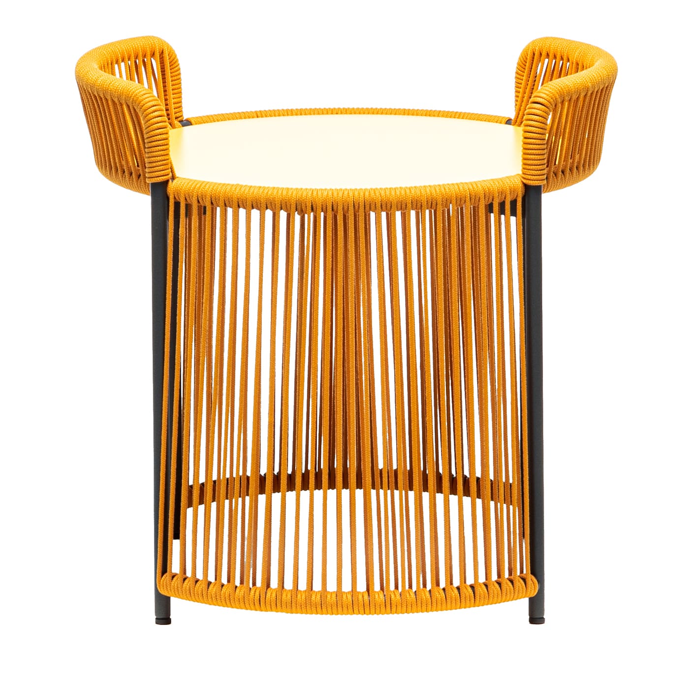 Altana Small Round Yellow Coffee Table by Antonio De Marco - Chairs & More