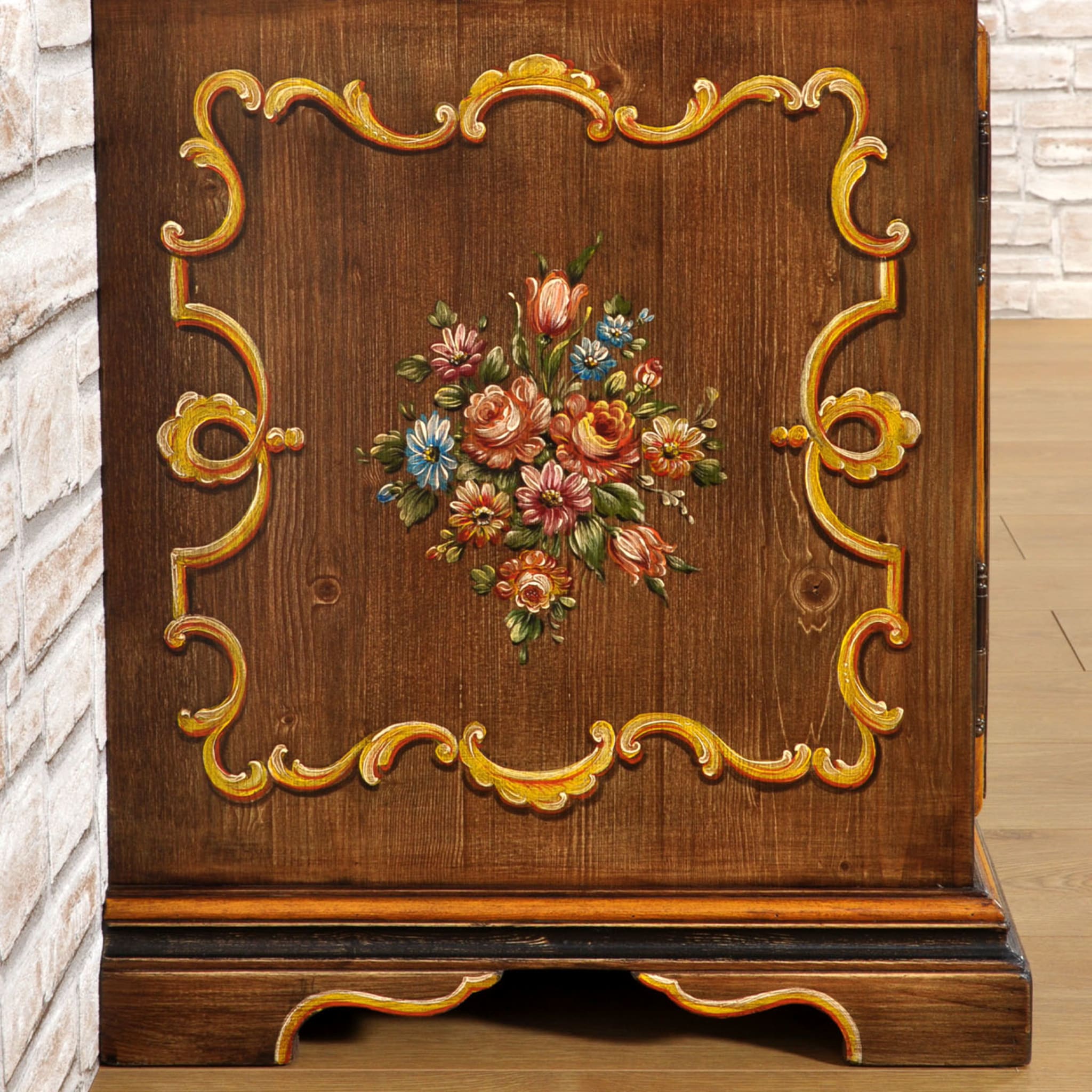 Tirolesi '600 Venetian-Baroque Floral Sideboard - Alternative view 3