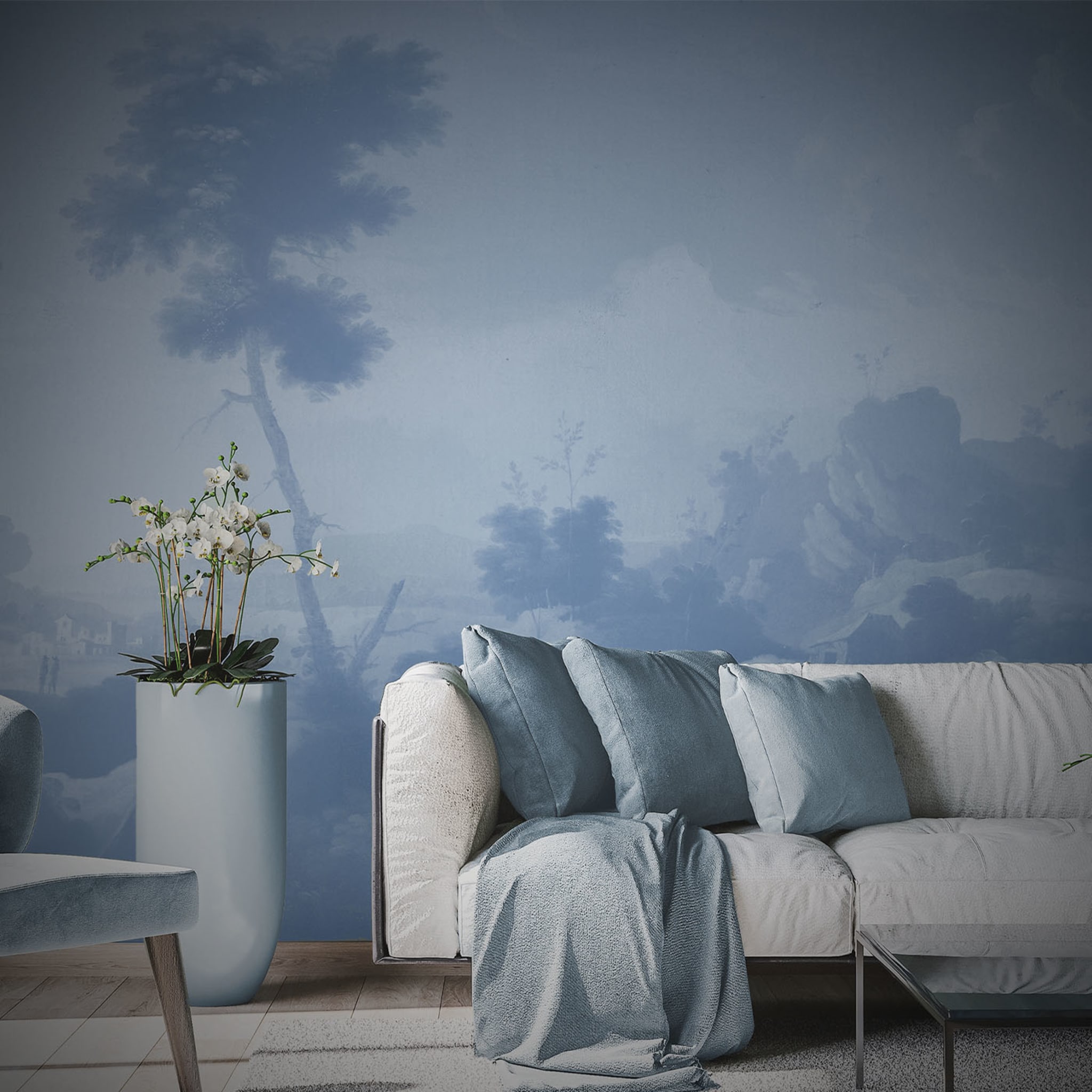Timeless23 Paesaggio 1 Blue Wallpaper - Alternative view 3