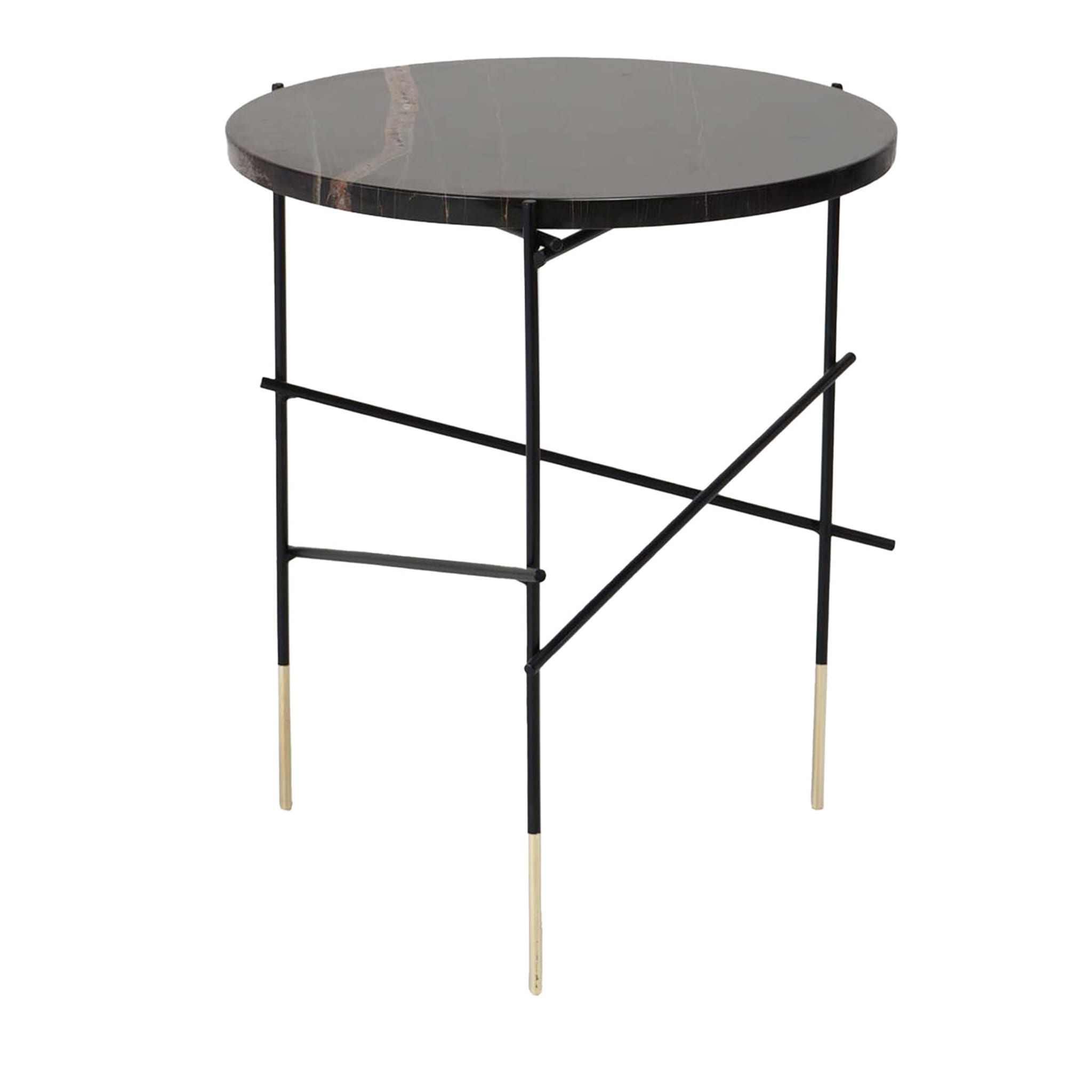 StiltS Sahara Noir Black Marble Side Table - Main view
