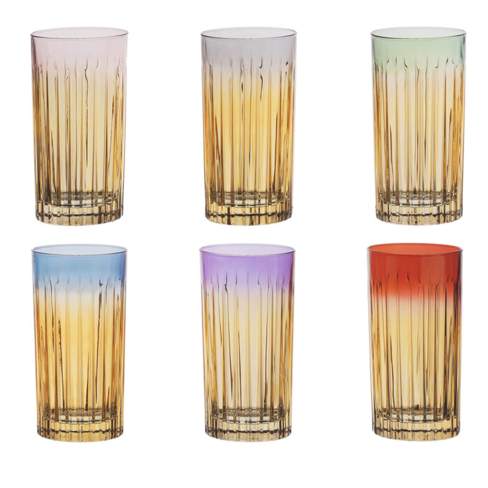 Set of 6 Domina Drinking Glasses - Main view