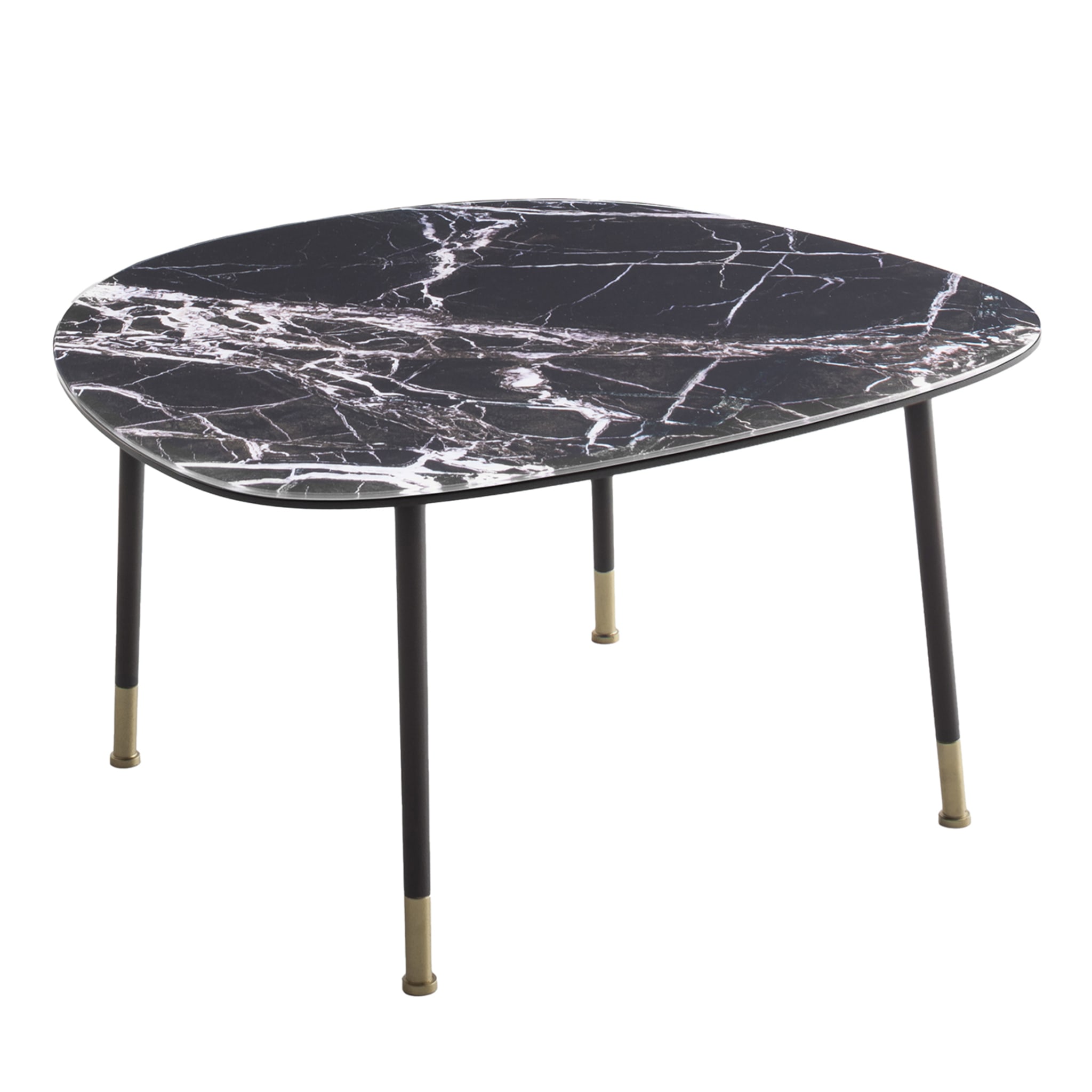 Pebble Large Breccia Imperiale Marble-Effect Coffee Table - Main view