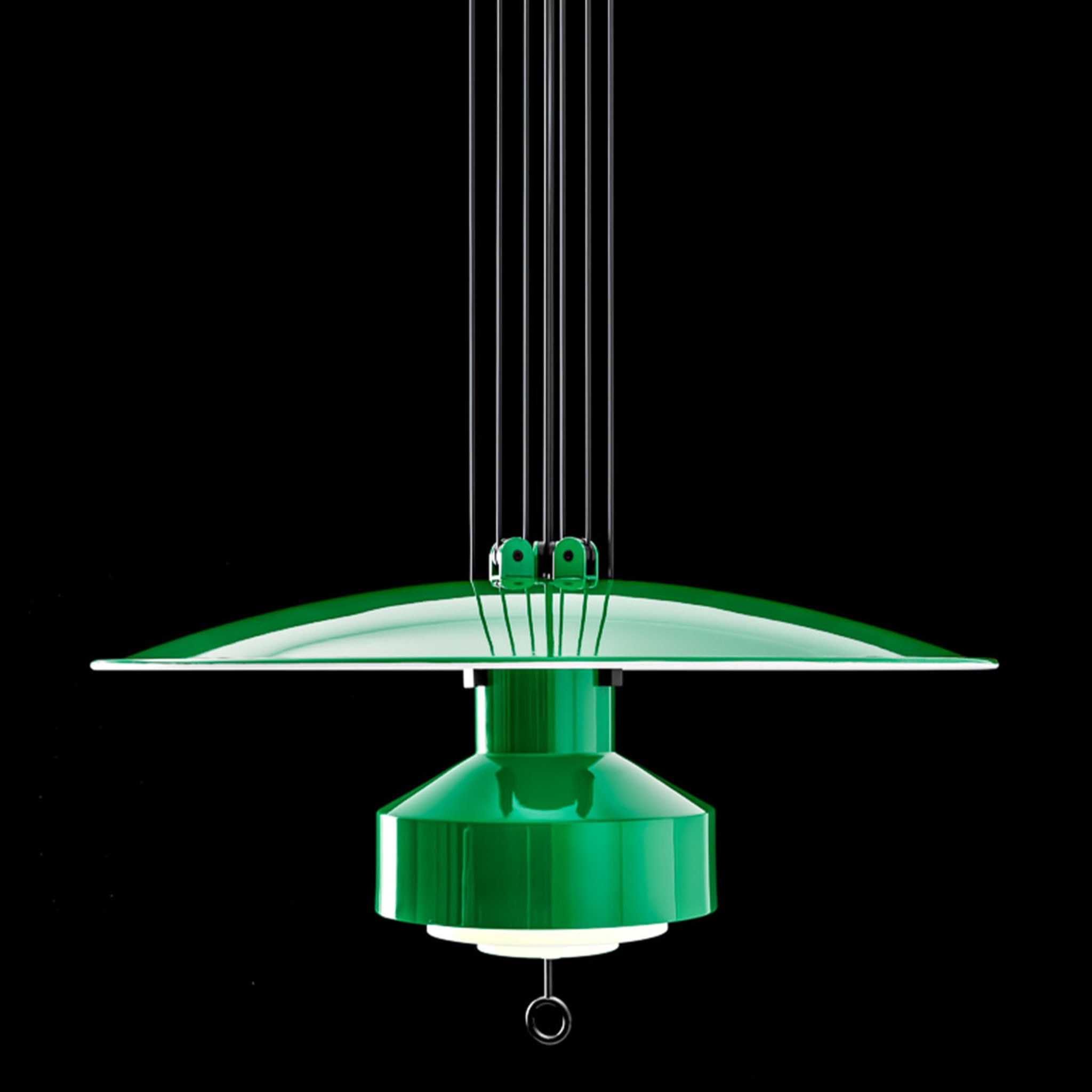 Saliscendi Green Pendant Lamp - Alternative view 1