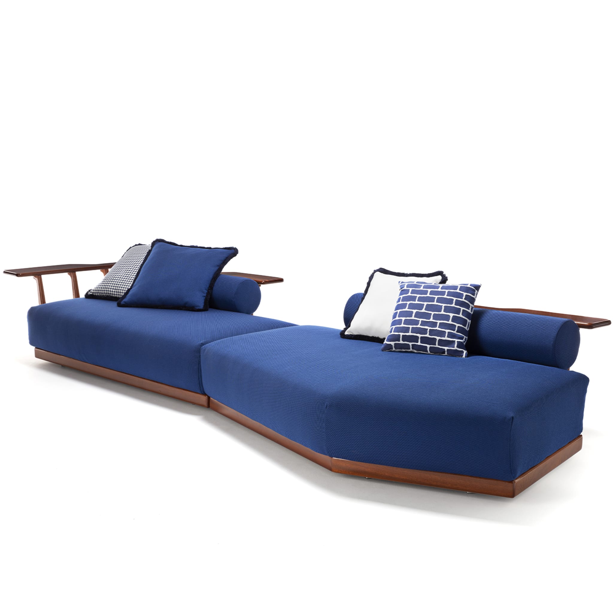 Sunset Platform Sofa with Side Table by Paola Navone - Alternative view 5