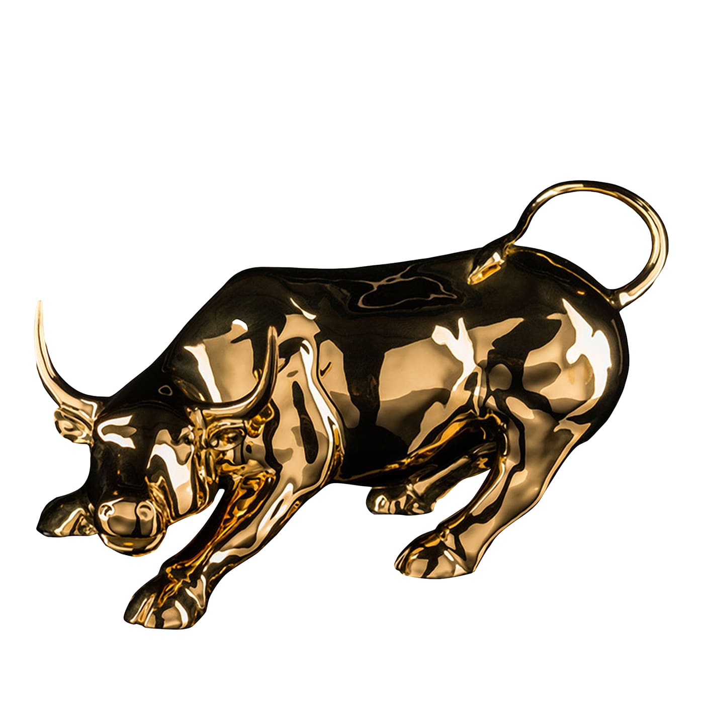 Wall Street Bull Large Golden Sculpture - VGnewtrend
