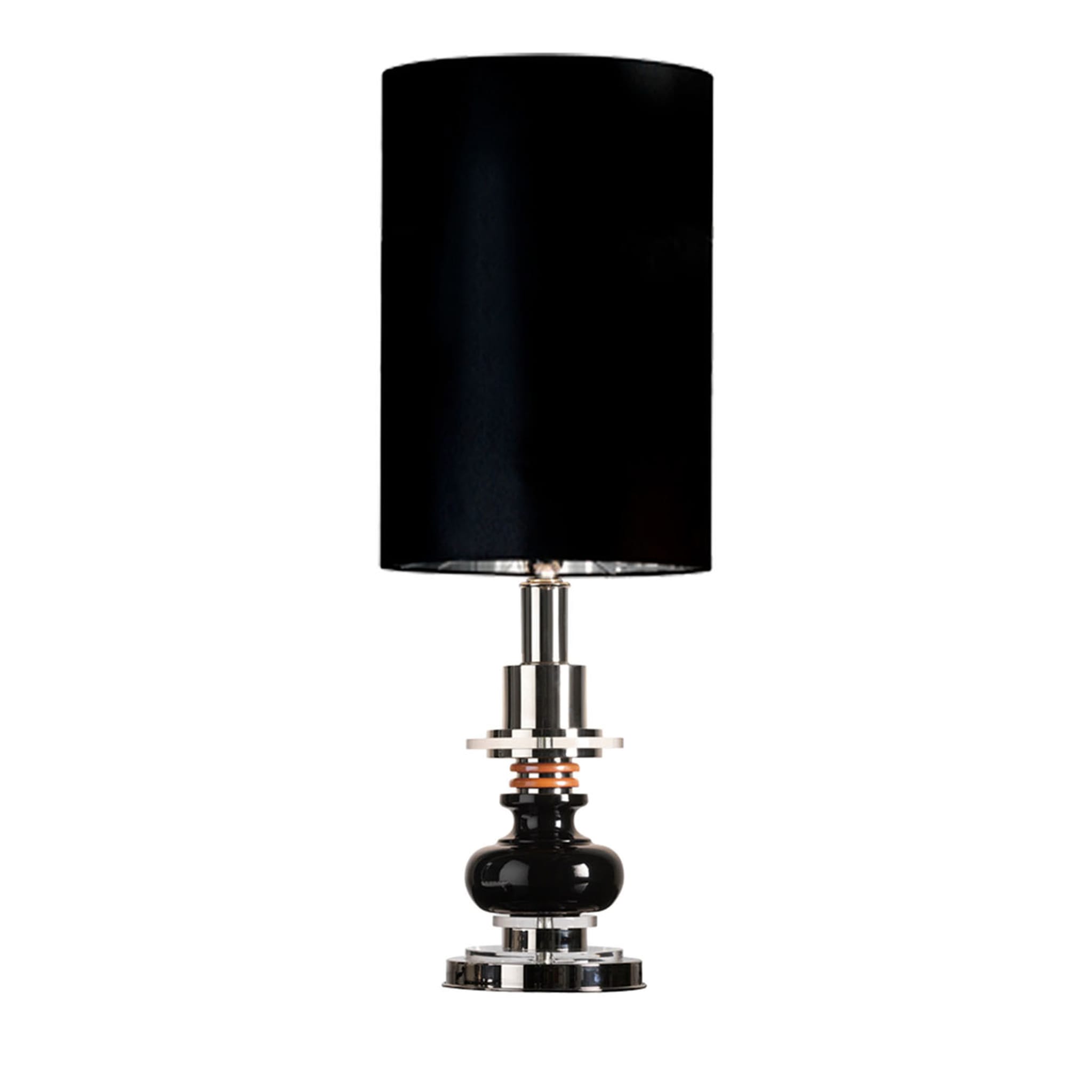 CL2087/1 Black & Nickel Table Lamp - Main view