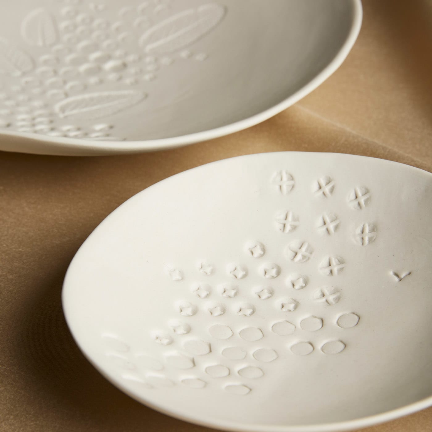 Contaminazioni Set of 2 Decorative Plates #3 - Federica Ramacciotti Atelier