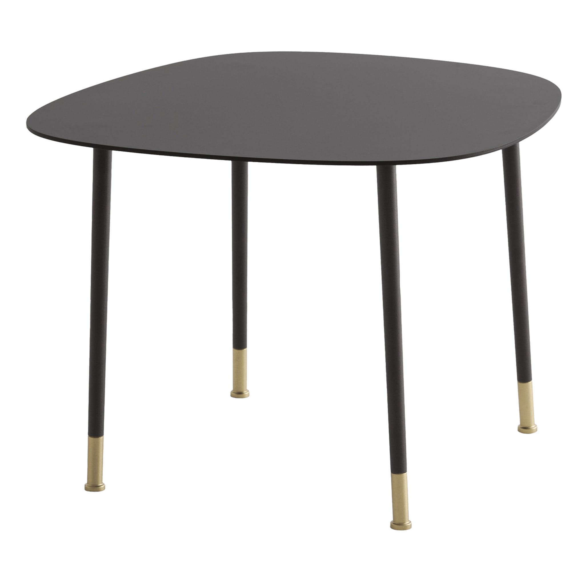 Tavolino medio brunito Pebble - Vista principale