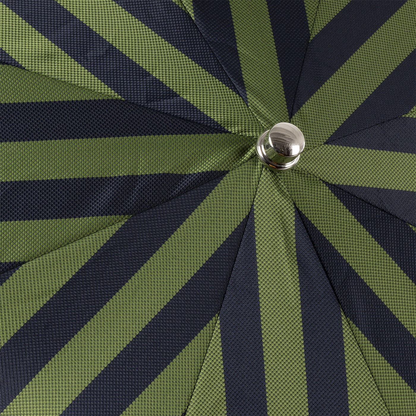 Green and Blue Stripe Foldable Umbrella - Francesco Maglia Milano