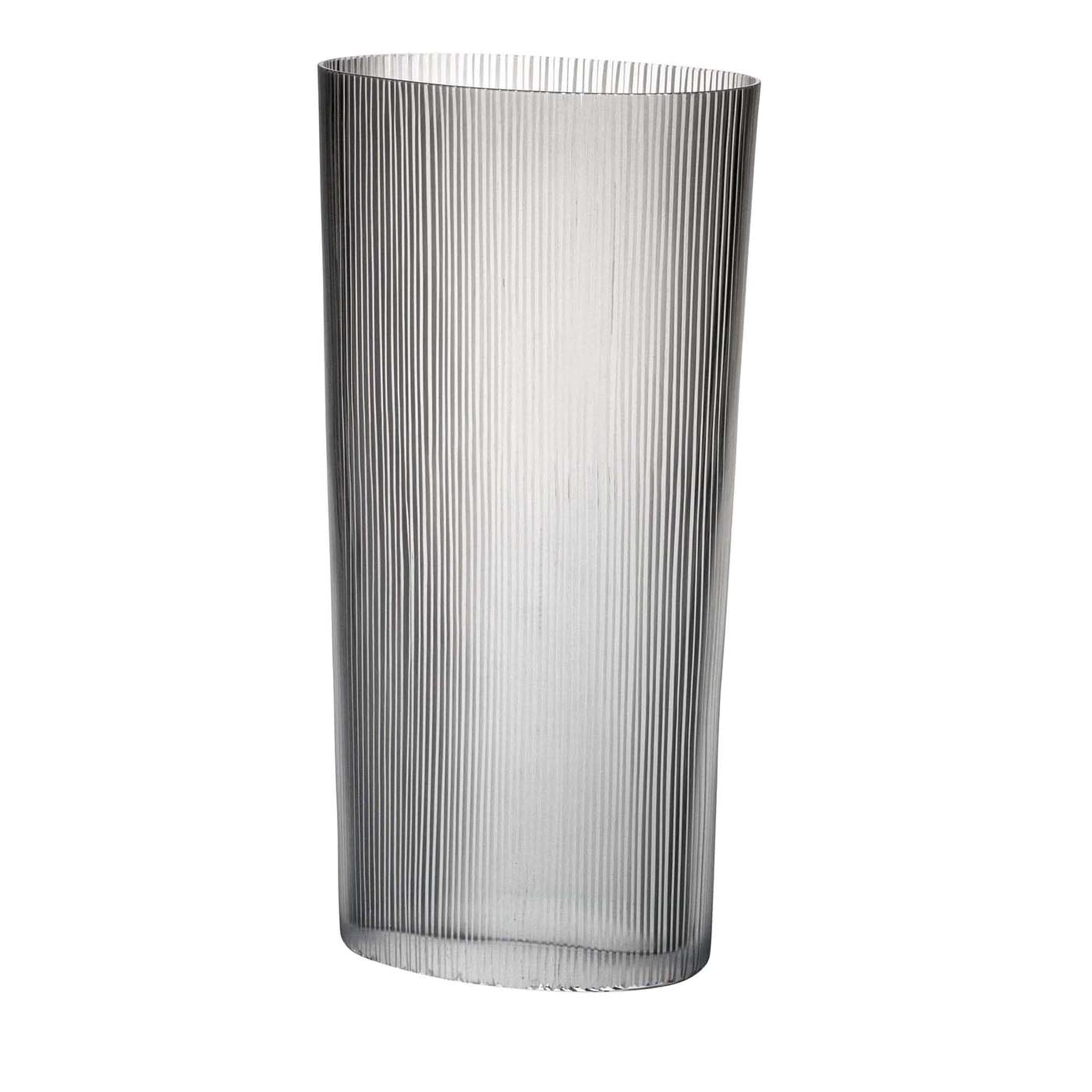 Millemolature Tall Ridged Oval-Based Vase by Carlo Moretti - Main view
