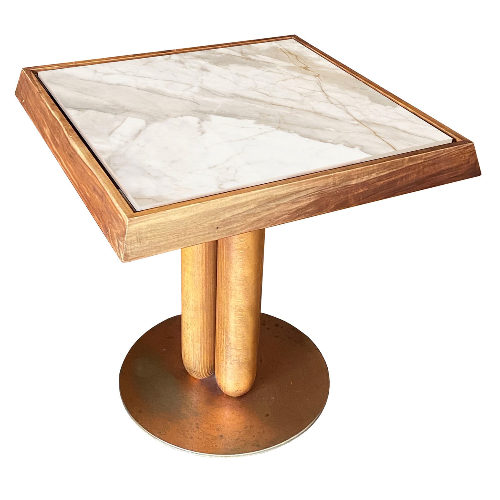 Table basse carrée Appoggio Calacatta Oro de Ferdinando Meccani - Vue alternative 1