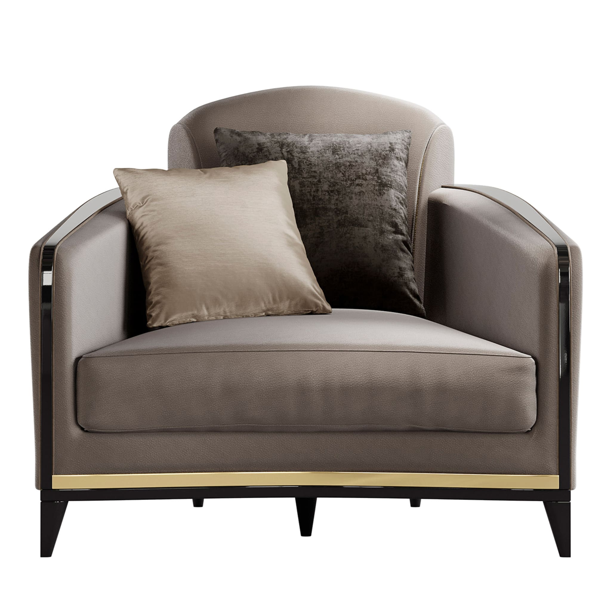 Victor Gray Armchair - Main view
