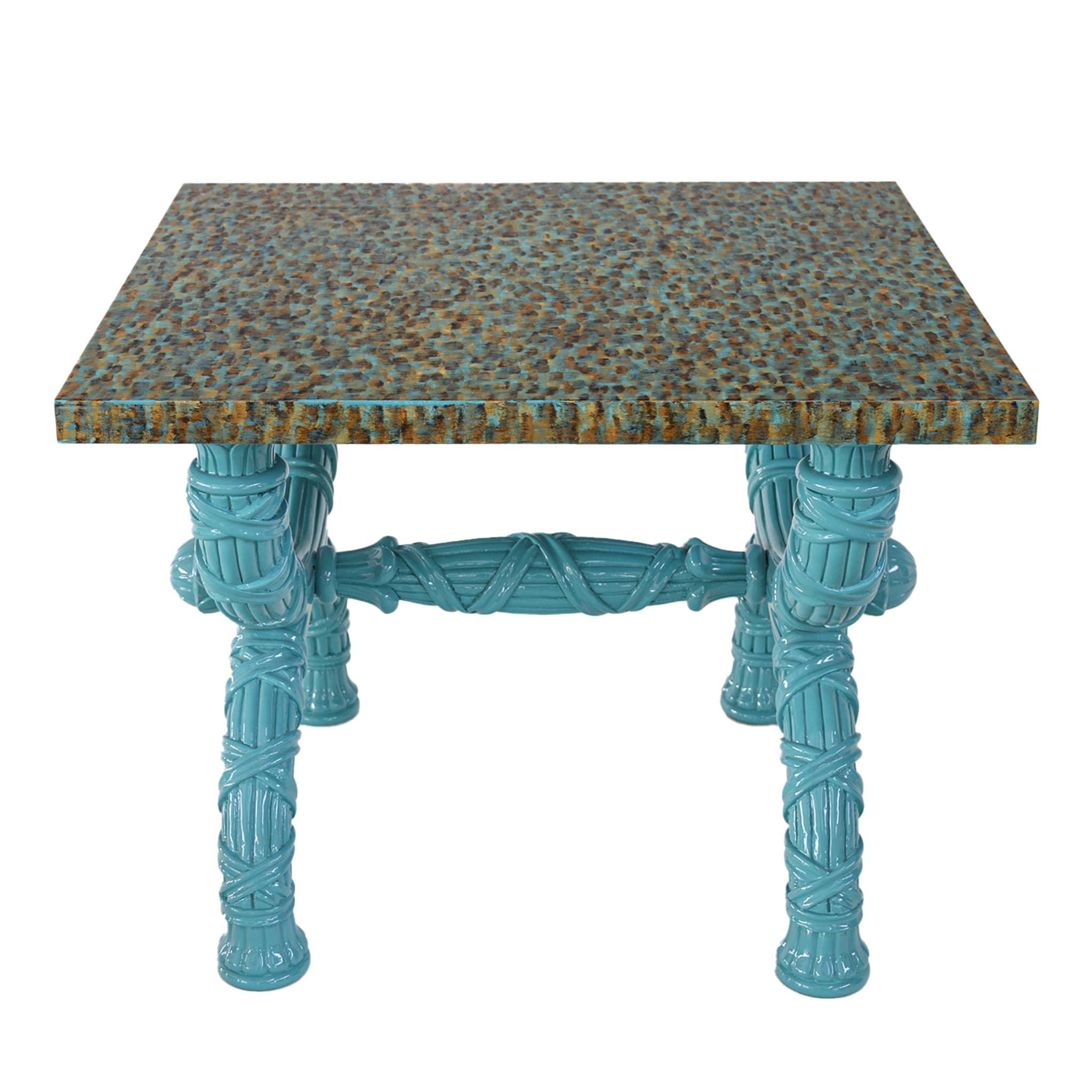 Turquoise Spider side table  - Main view