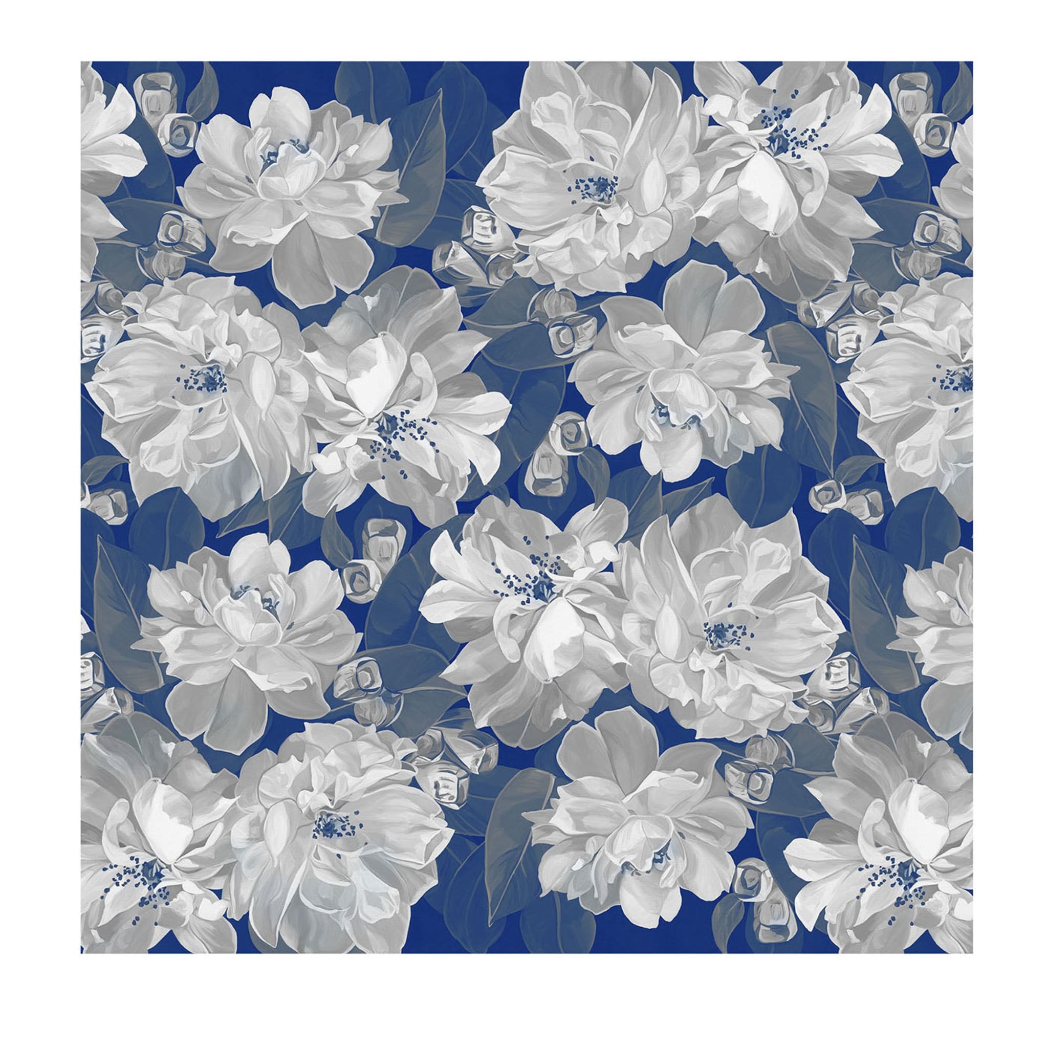Ophelia Double Cobalt Blue Wallpaper - Main view