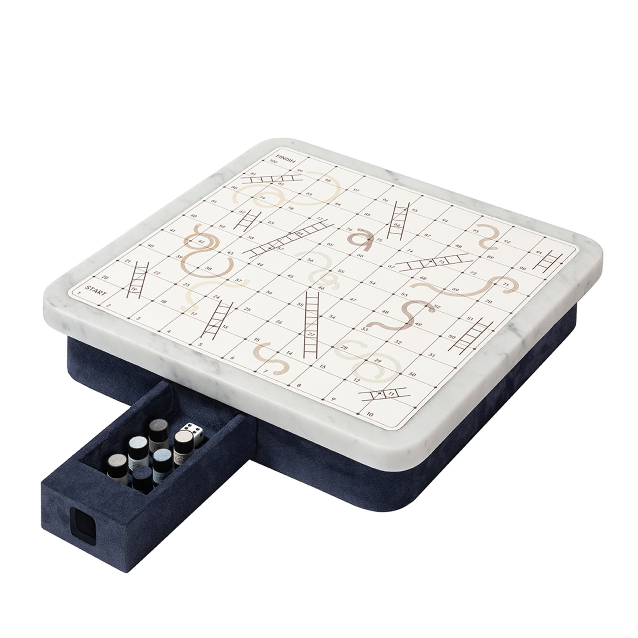 Delos Marble Snakes & Ladders Game Set - Alternative view 2