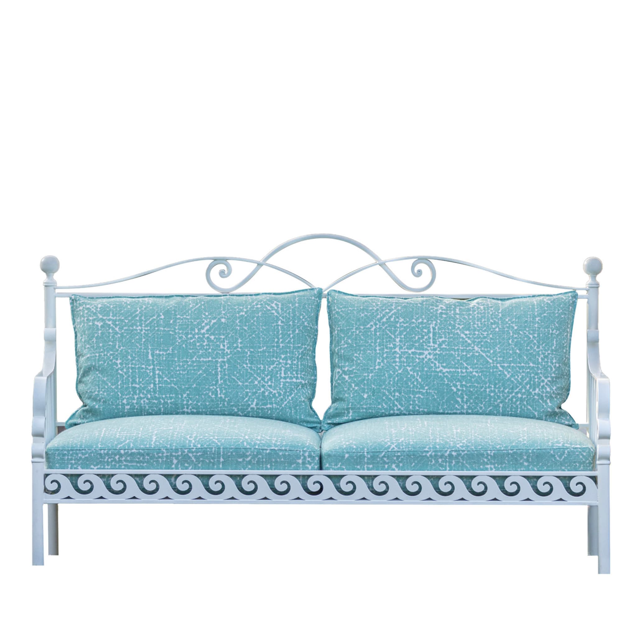 Lir 2-Seater Light-Blue Sofa - Main view