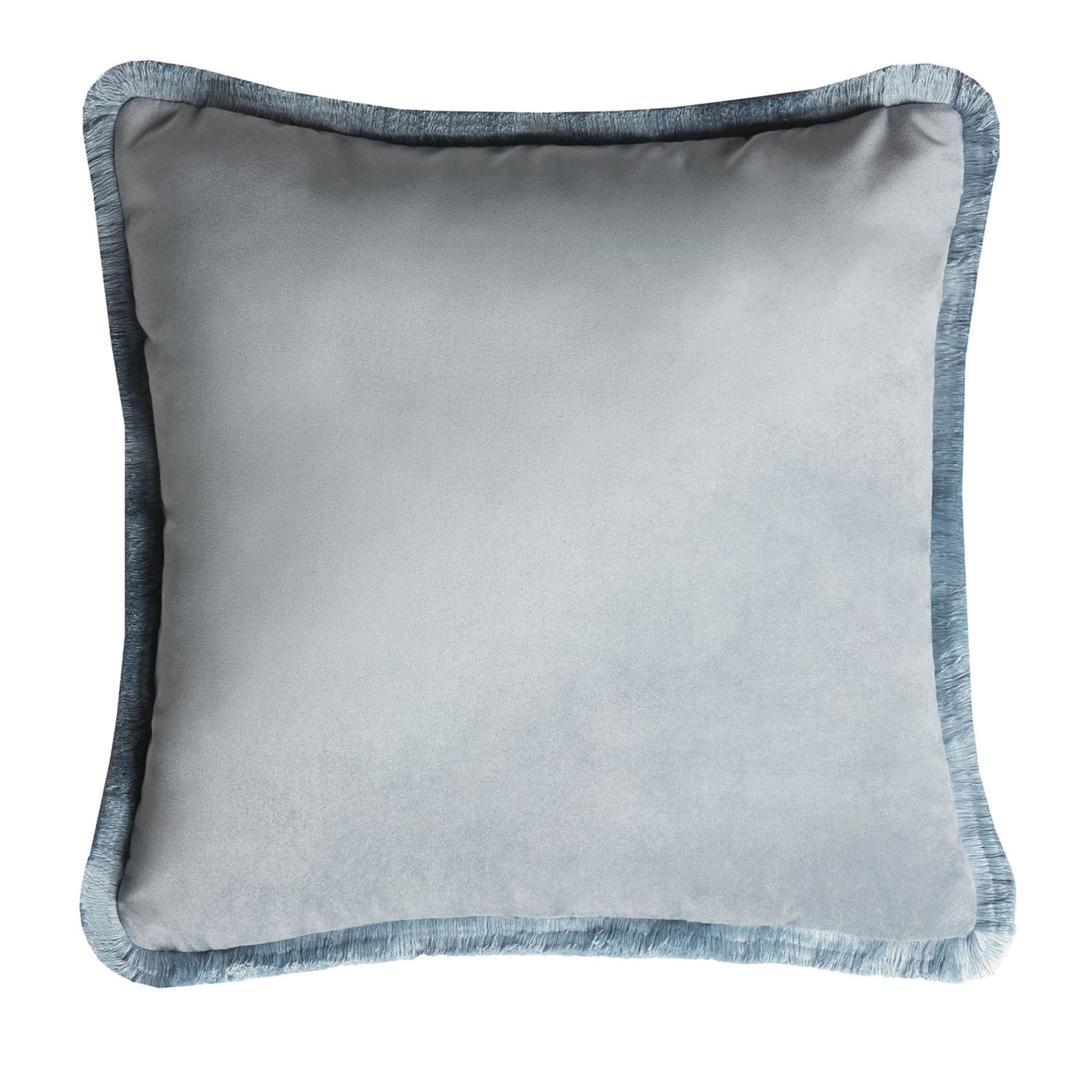 Major Collection Teal Velvet Cushion - Main view