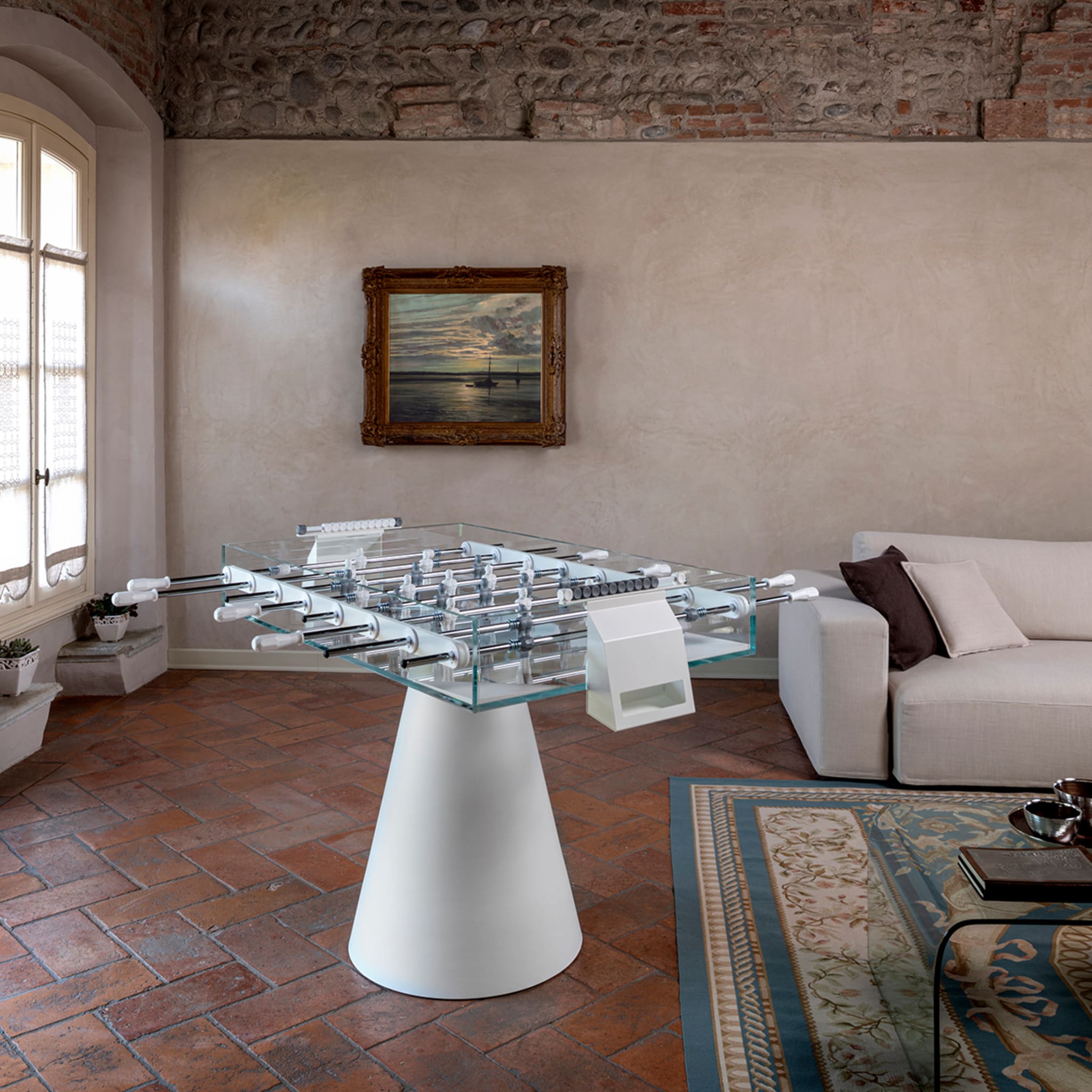 White Foosball Table Ghost by Basaglia + Rota Nodari - Alternative view 4