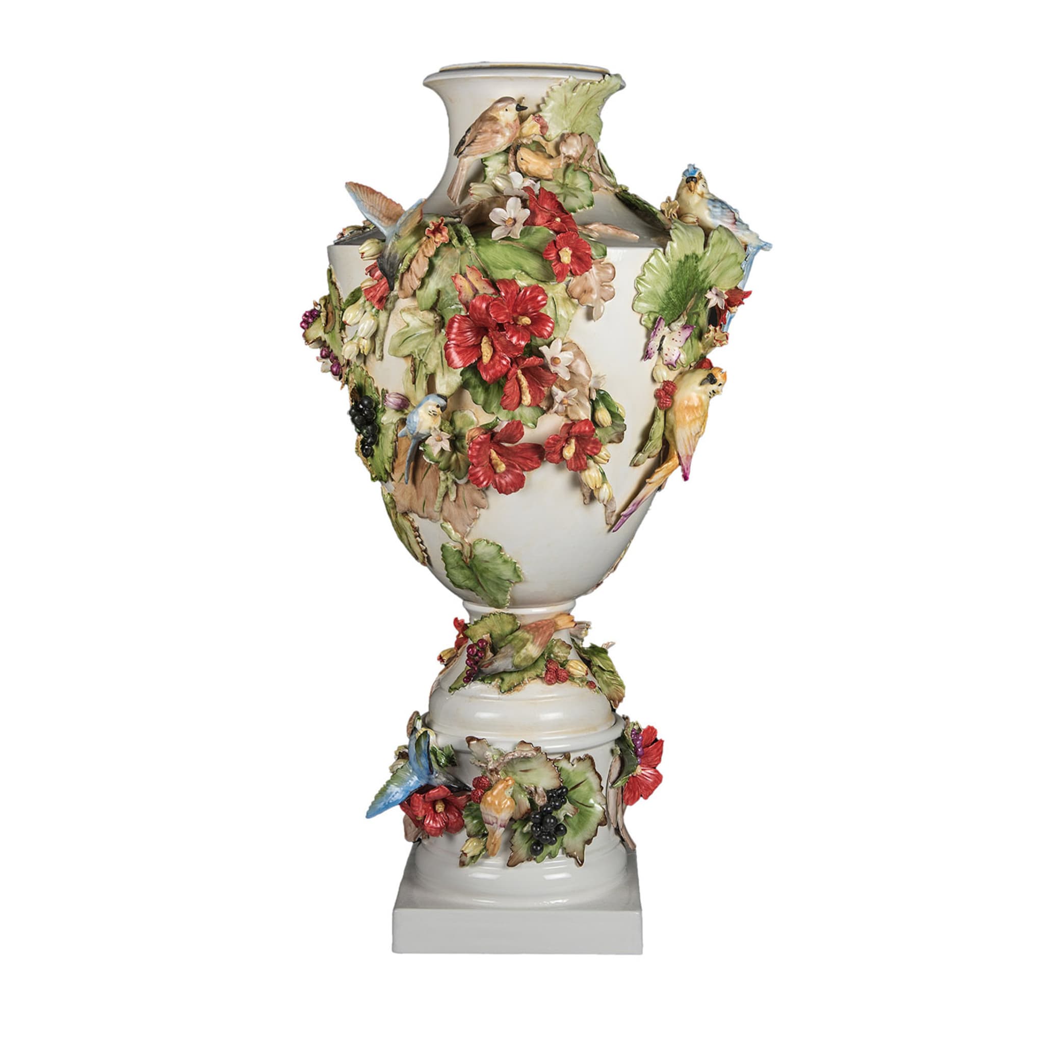 Hermitage Tropical Polychrome Vase by Antonio Fullin - Main view