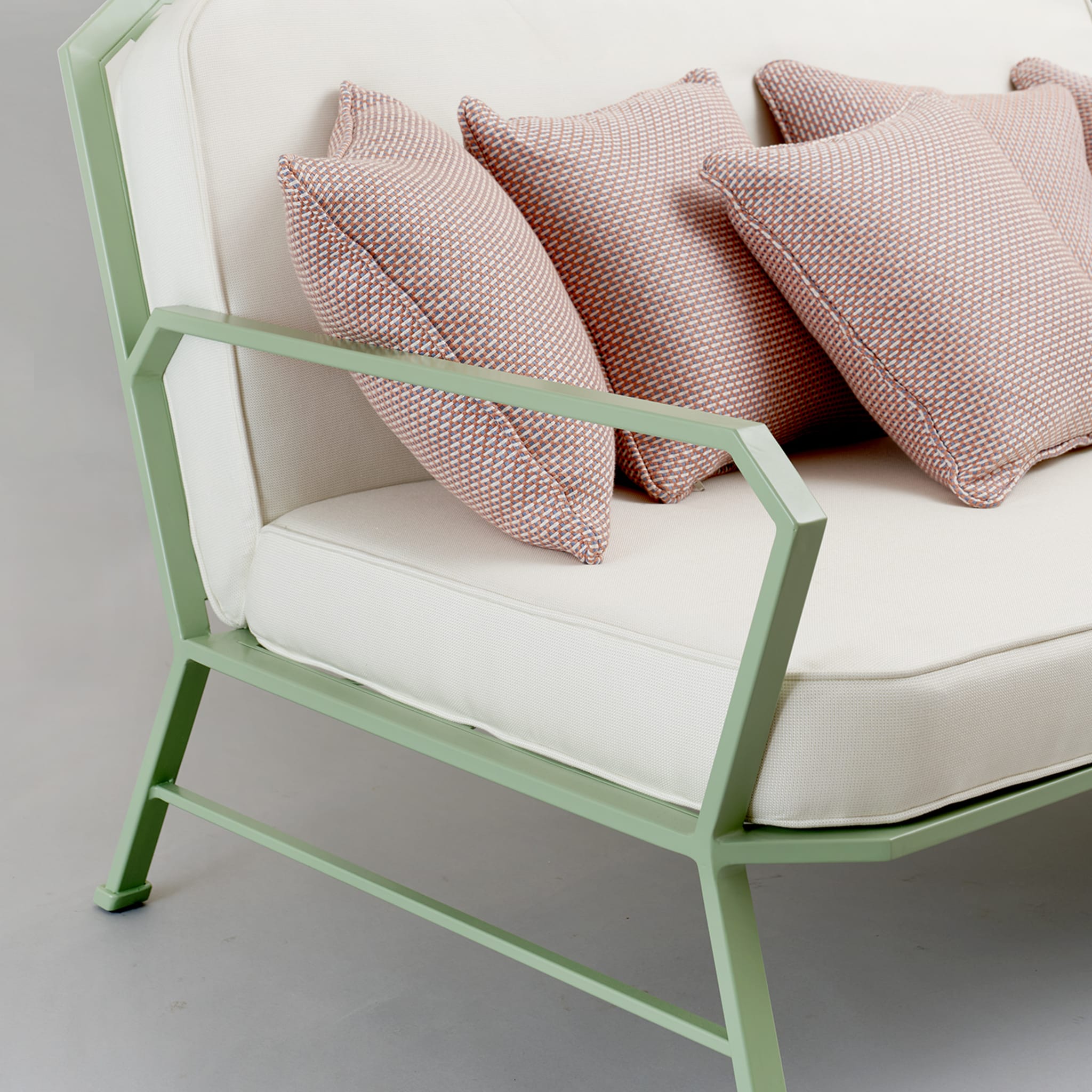 Forest Green & White Sofa by Officina Ciani - Alternative view 1