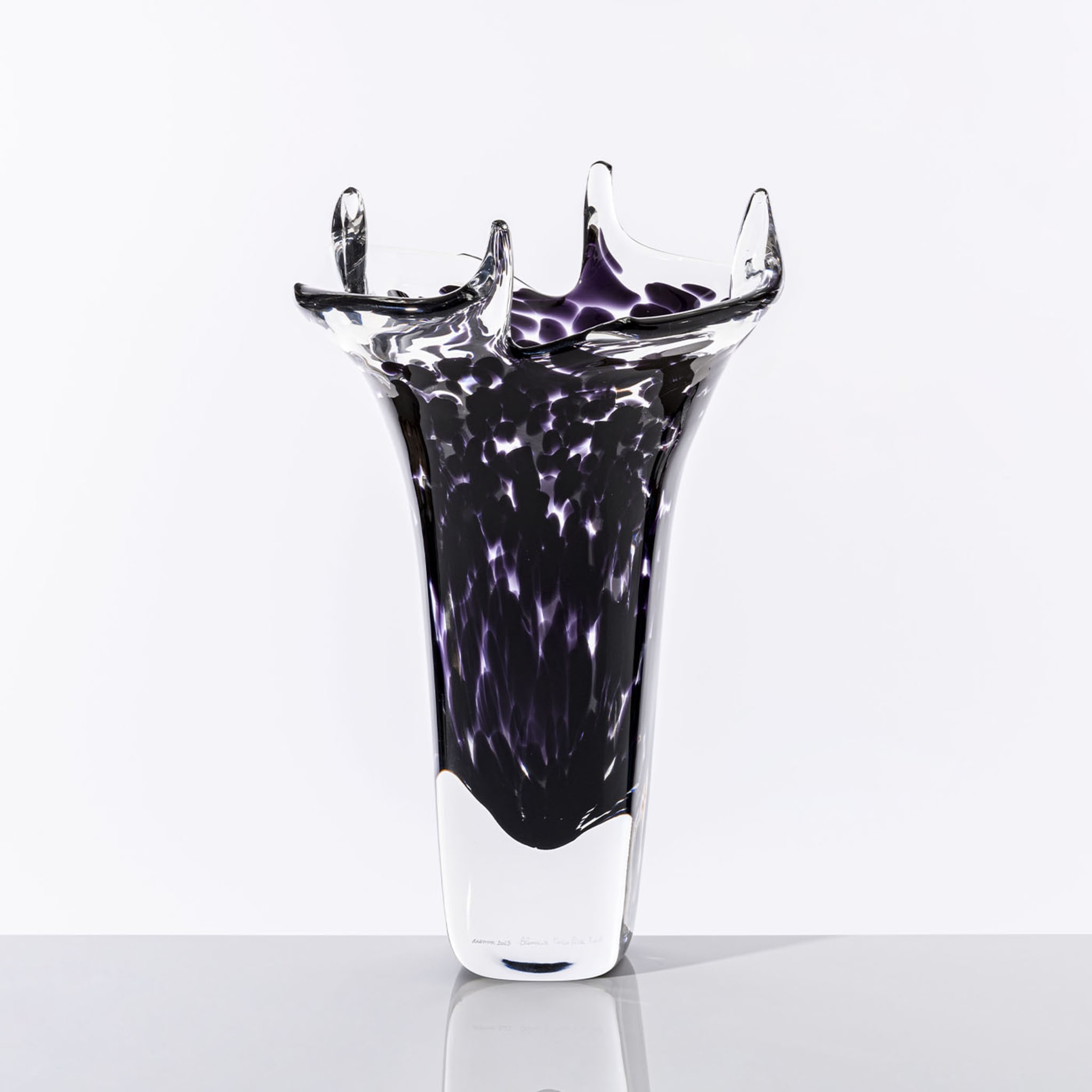 Vaso grande in vetro viola Bloom - Vista alternativa 1