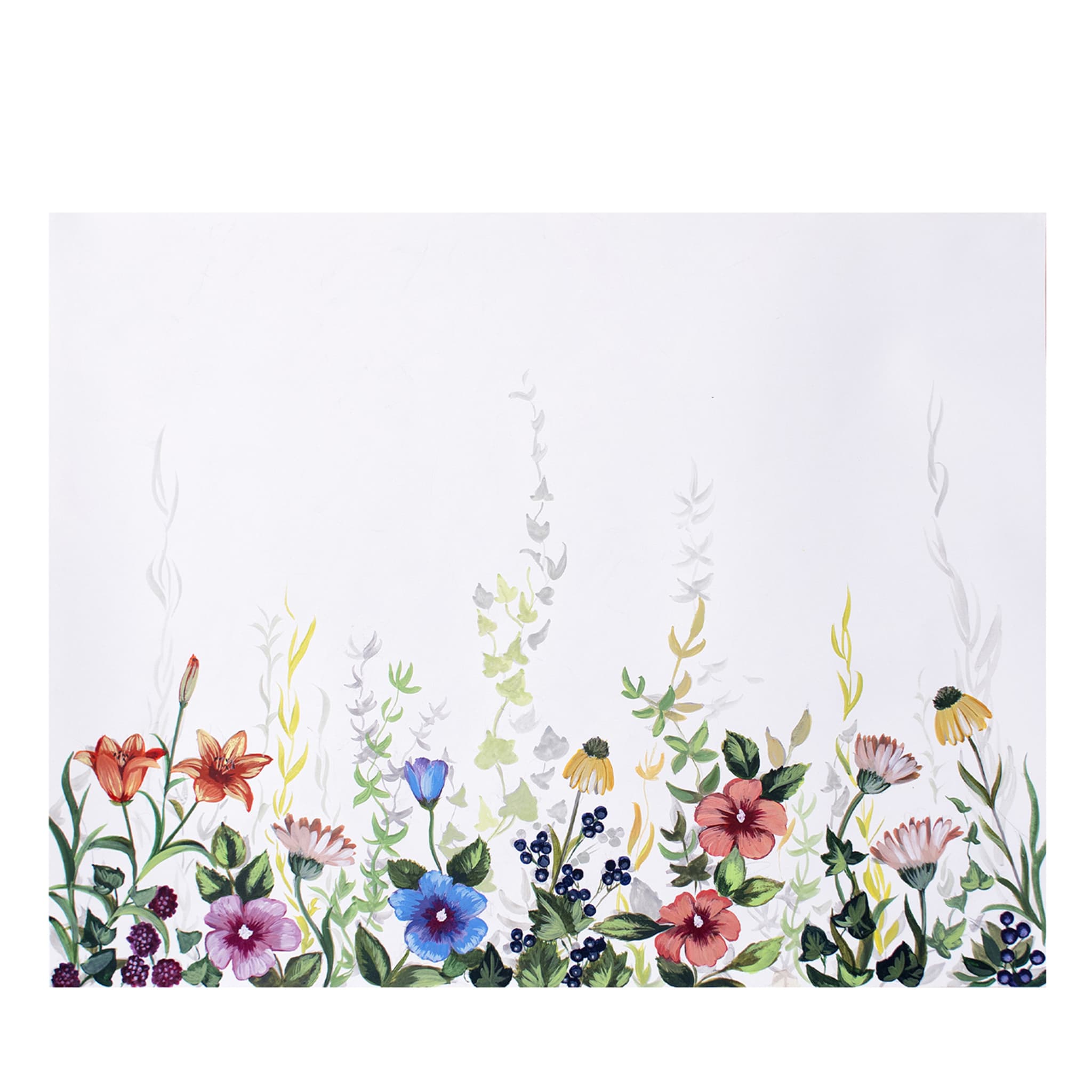 Papel pintado de flores #2 - Vista principal