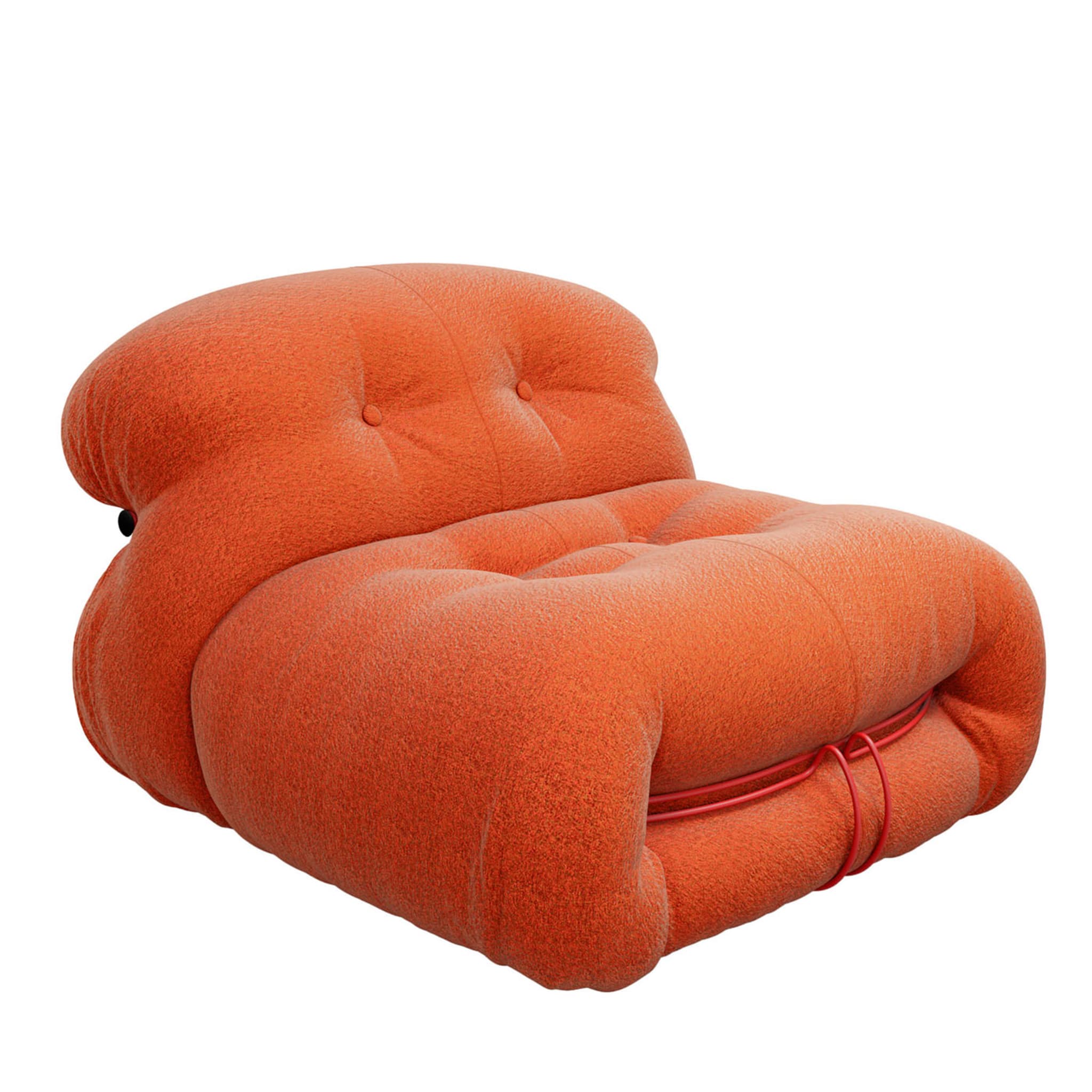 Fauteuil Soriana Orange par Afra &amp; Tobia Scarpa - Vue principale