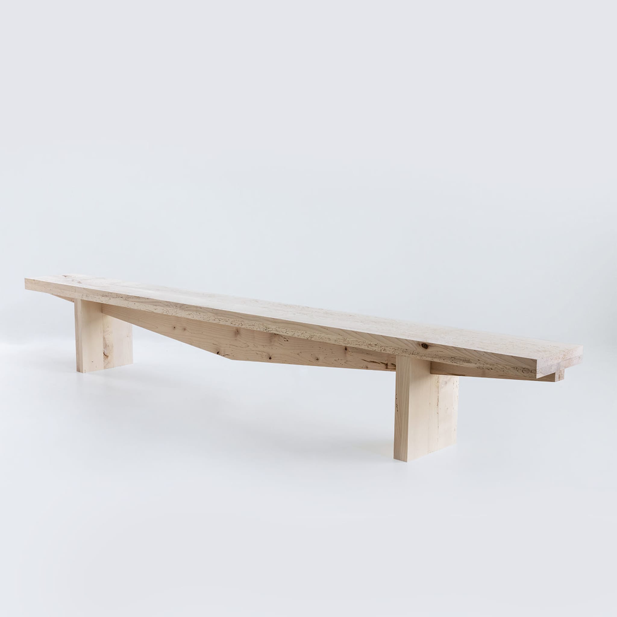 Alalunga Wood Bench By Giulio Iacchetti - Alternative view 4