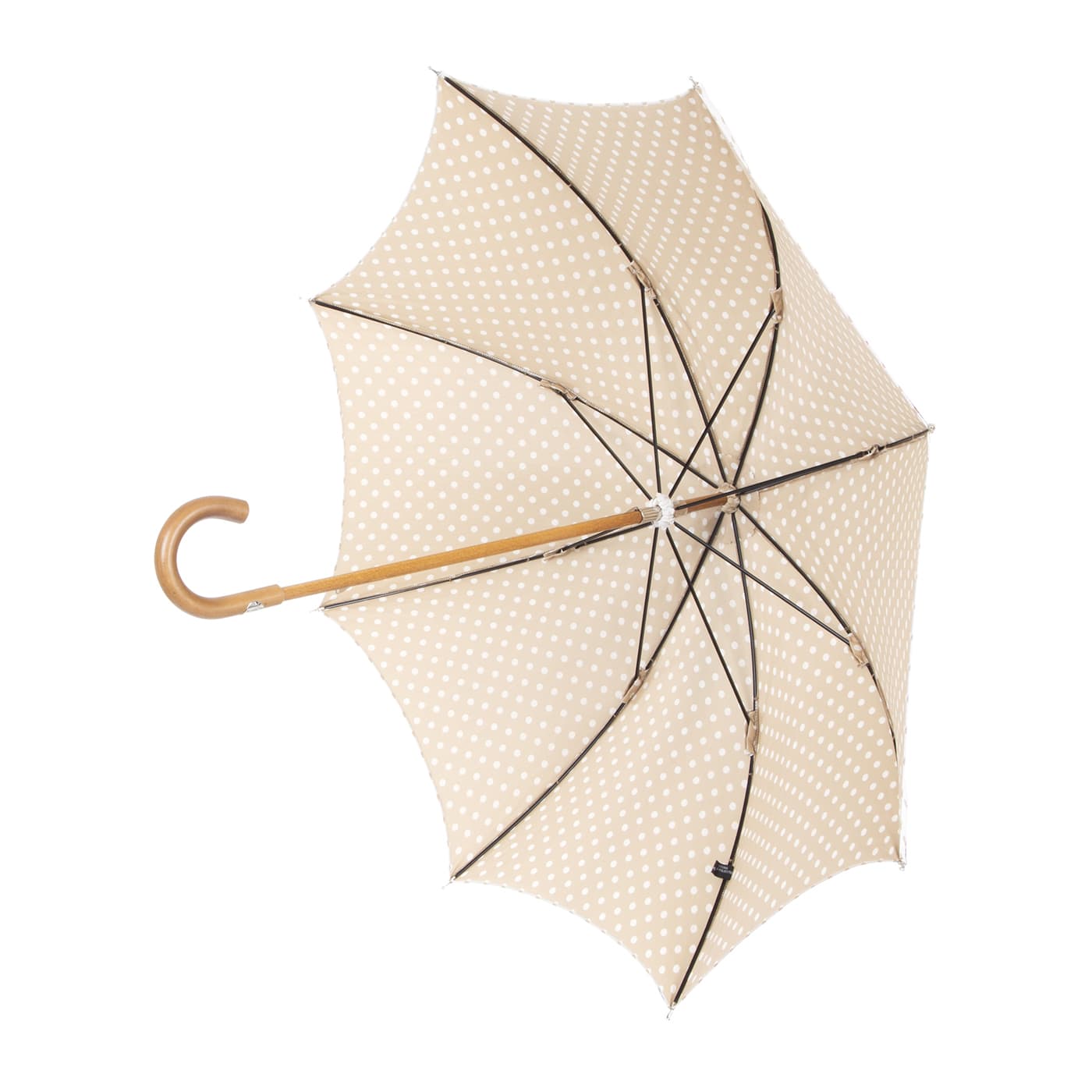 Ladies Ivory Polkdot Umbrella - Francesco Maglia Milano
