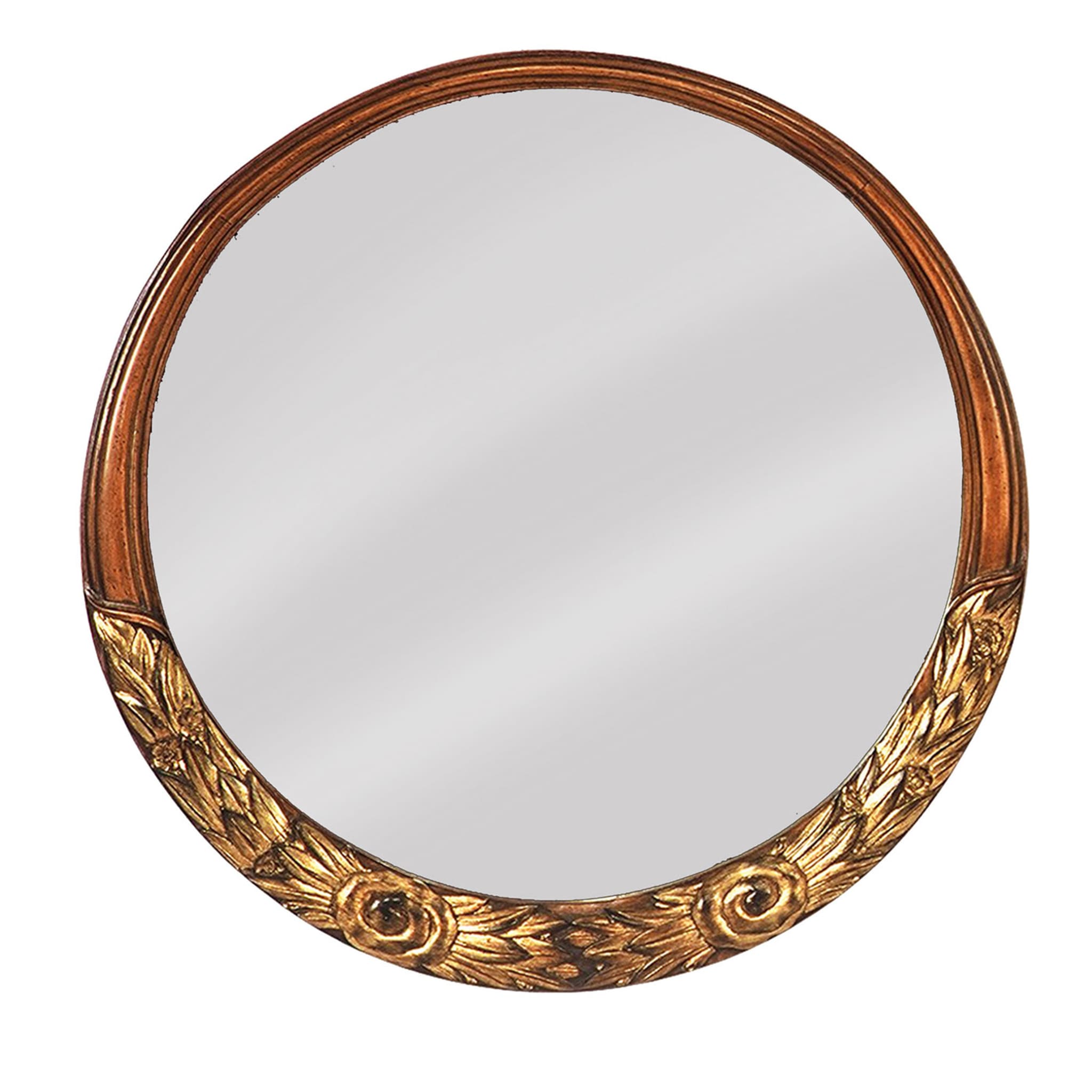 Specchio rotondo francese Art Déco - Vista principale