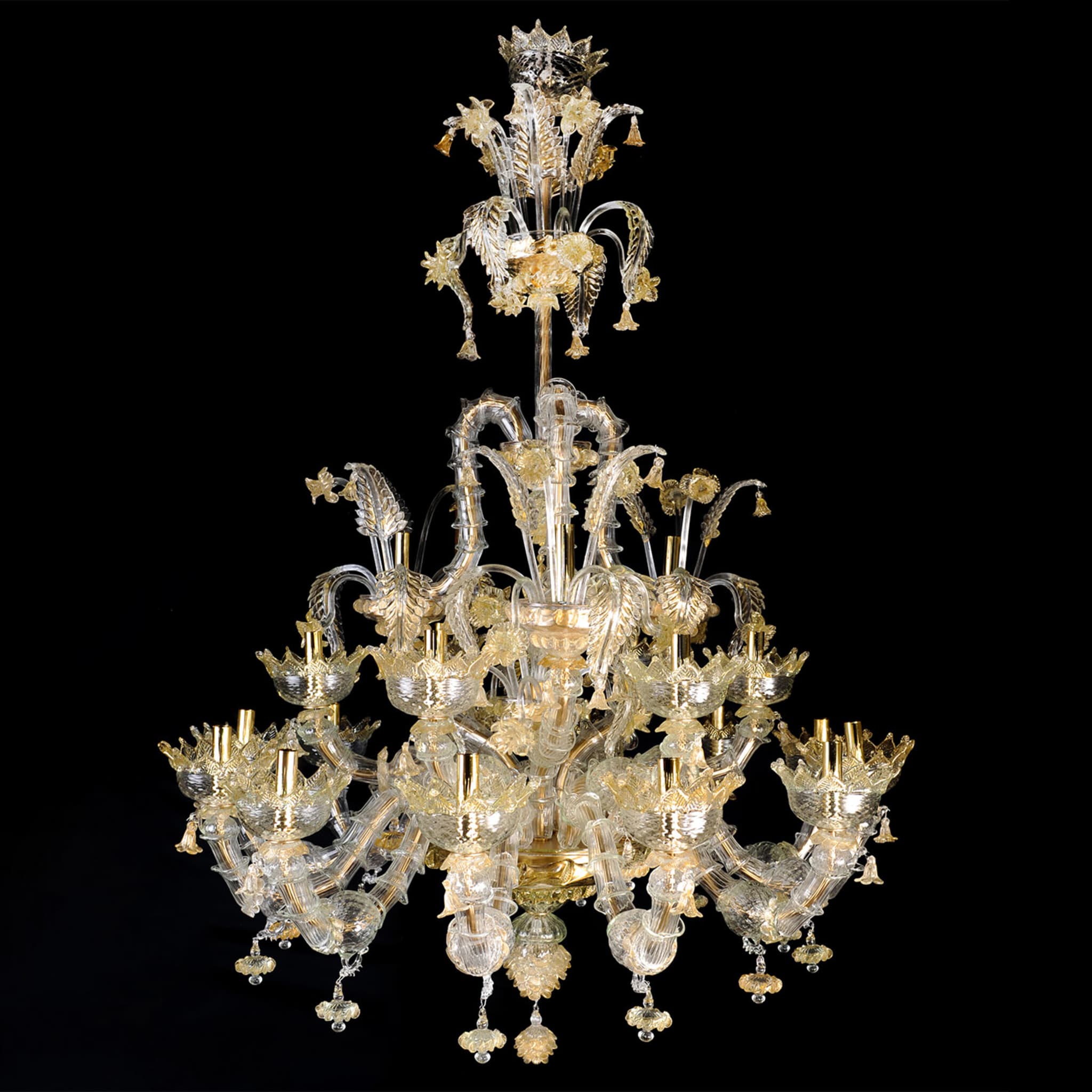Rezzonico-style Gold and Crystal Chandelier #6 - Alternative view 3