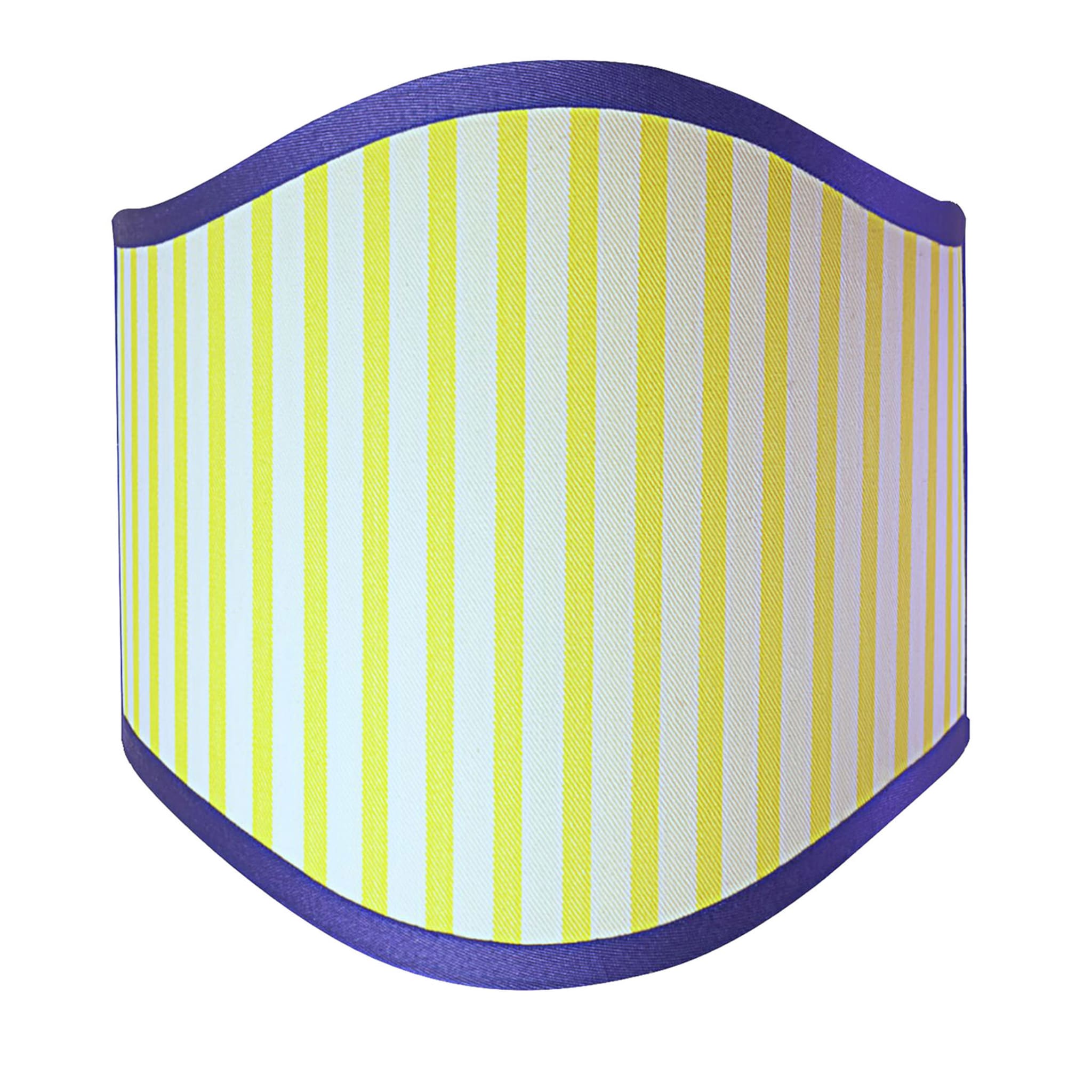 Stripes Blue and Yellow Wall Lamp - Main view