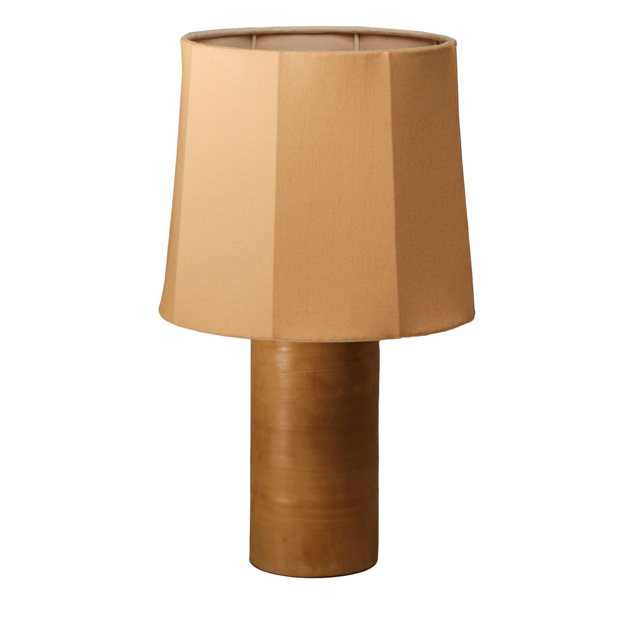 Sonora Linen Medium Sand Table Lamp - Vue principale