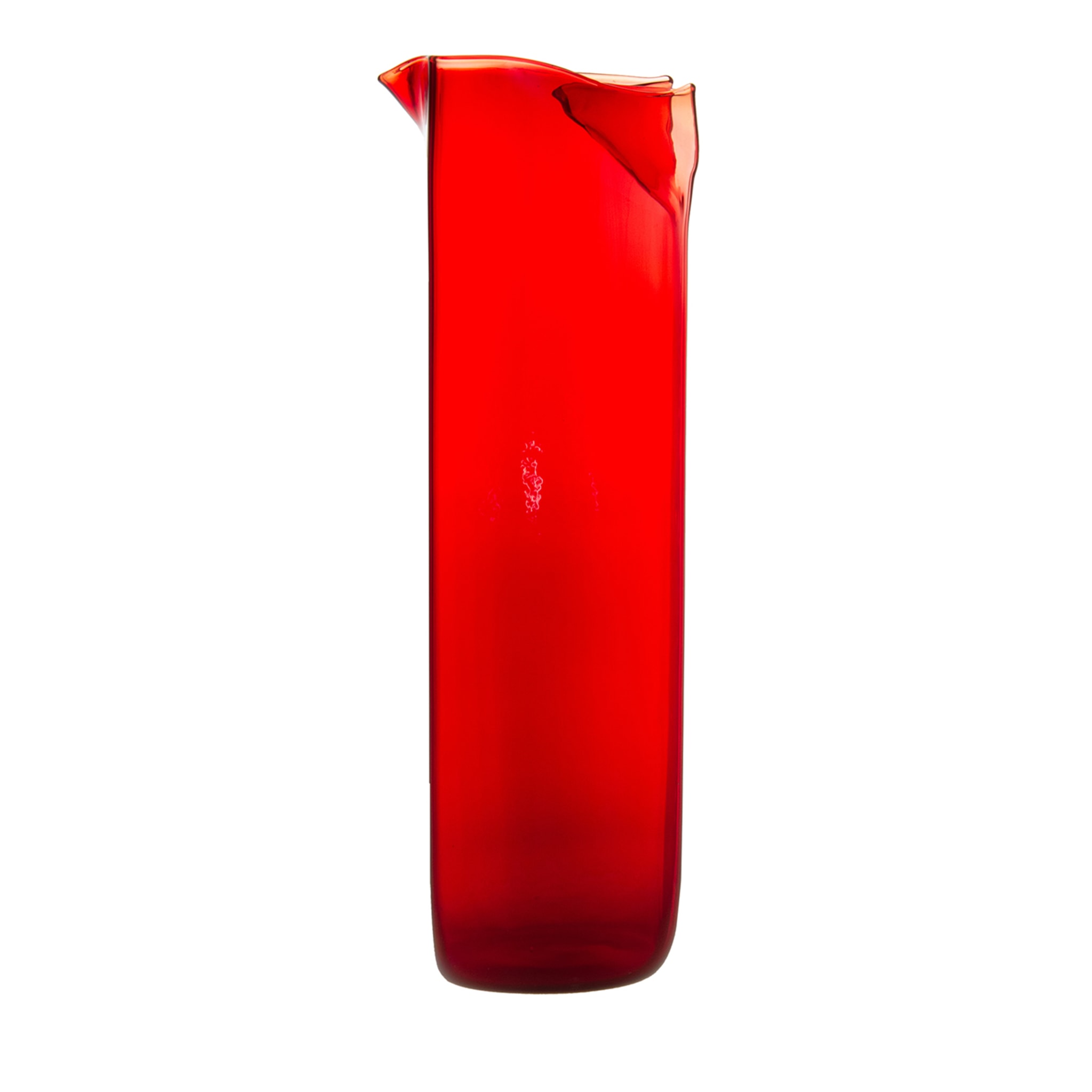 Brocca in vetro rosso Bricco - Vista principale