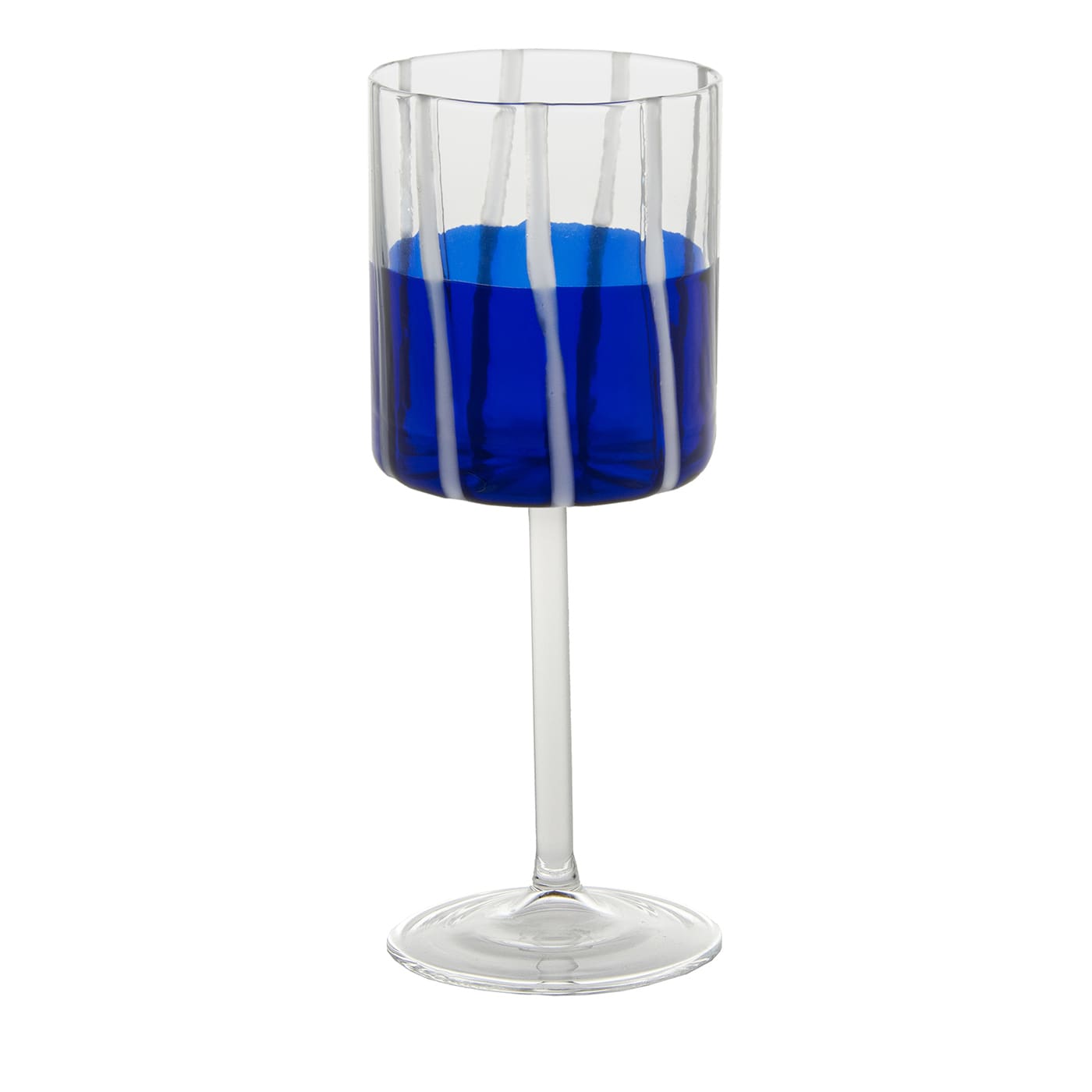 Gobelet Verre à eau 33 cl en verre bleu - Verres et carafes - Décomania