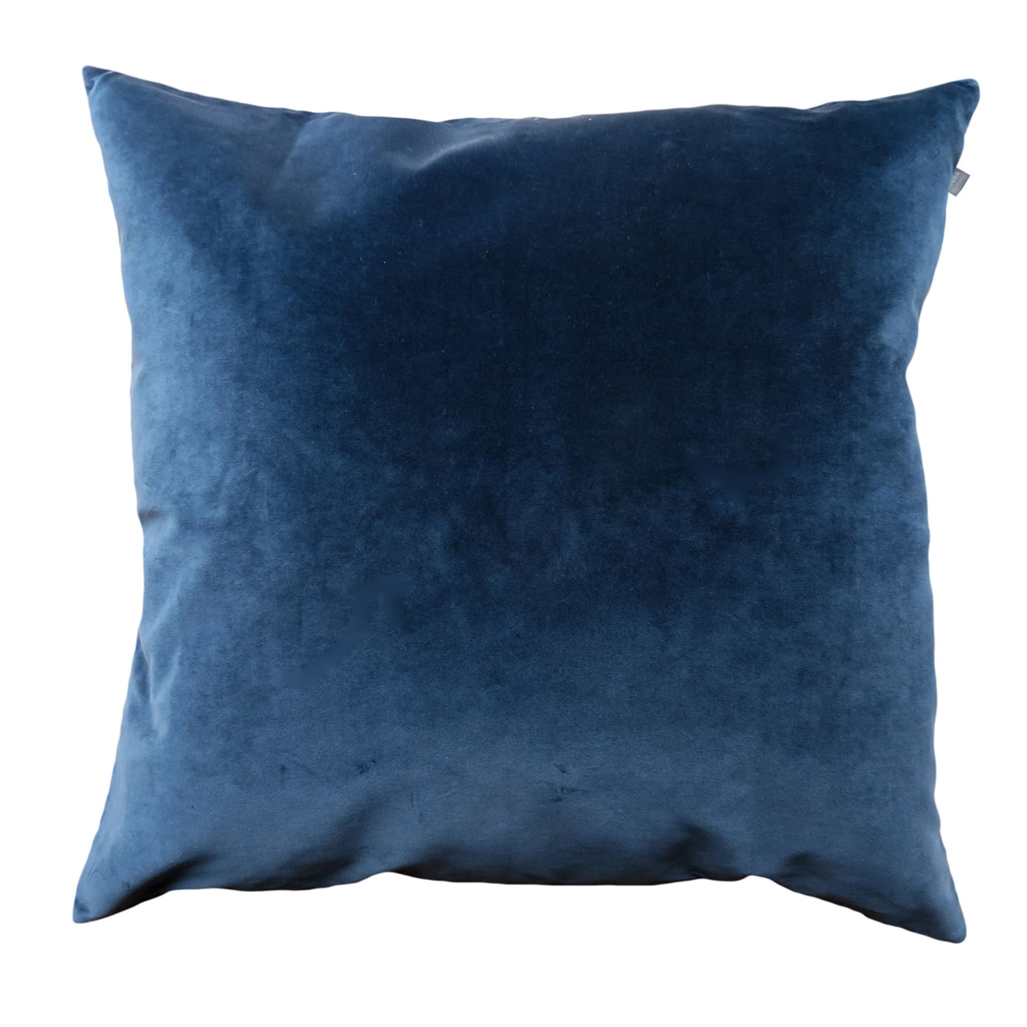 Grande housse de coussin en velours marine - Vue principale