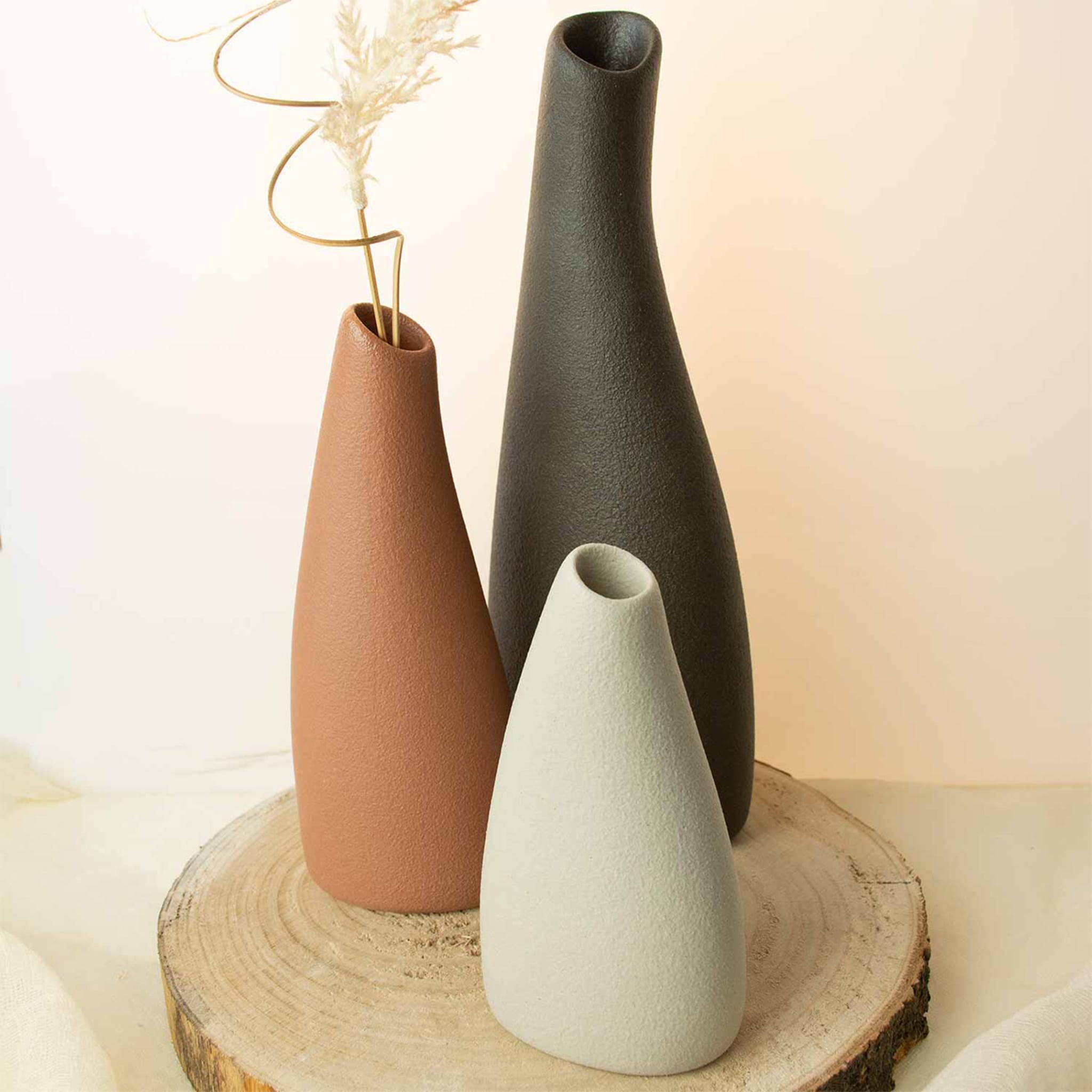 Ensemble de 2 vases en forme de bouteille de glace - Vue alternative 4
