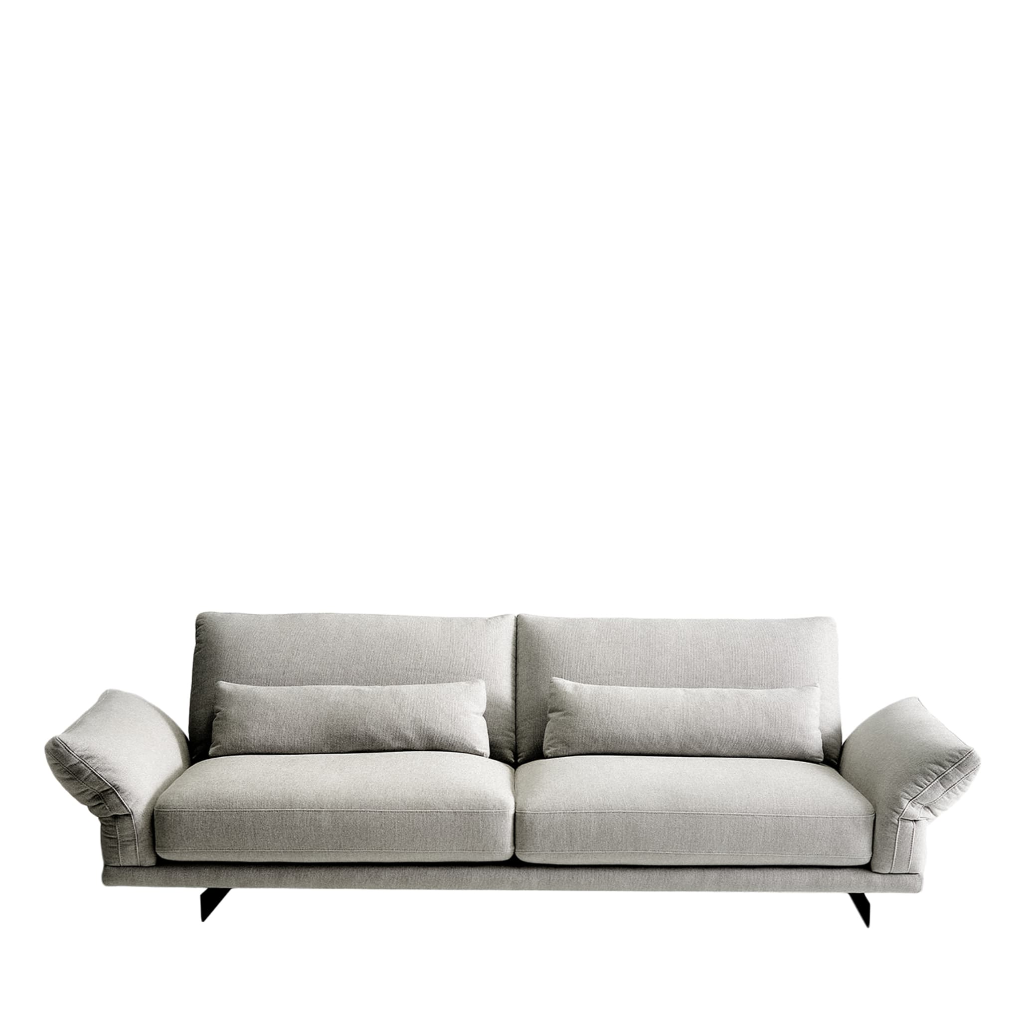 Beverly 3-sitzer graues sofa von Ludovica + Roberto Palomba - Hauptansicht
