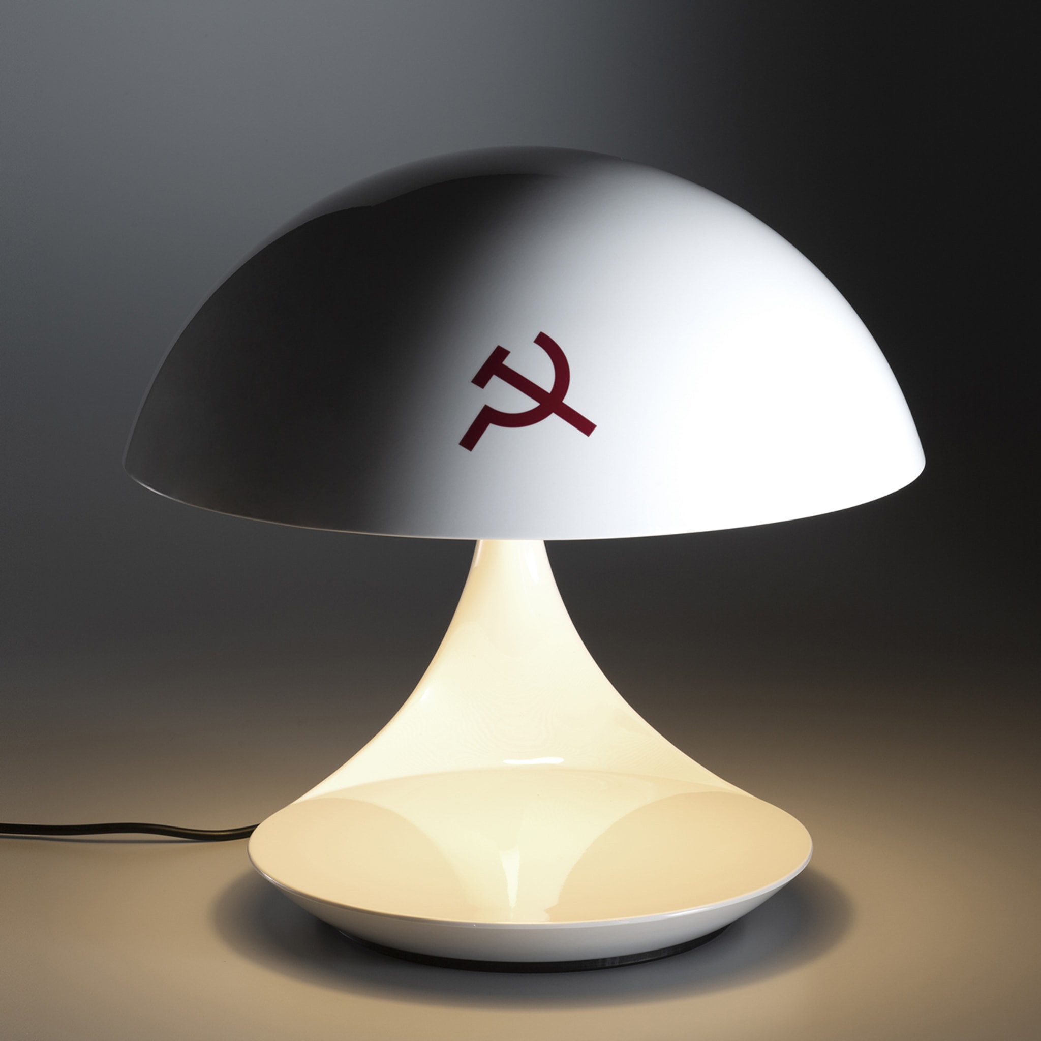 Cobra Texture Pensando Al Comunismo Table Lamp by A. Mendini - Alternative view 2