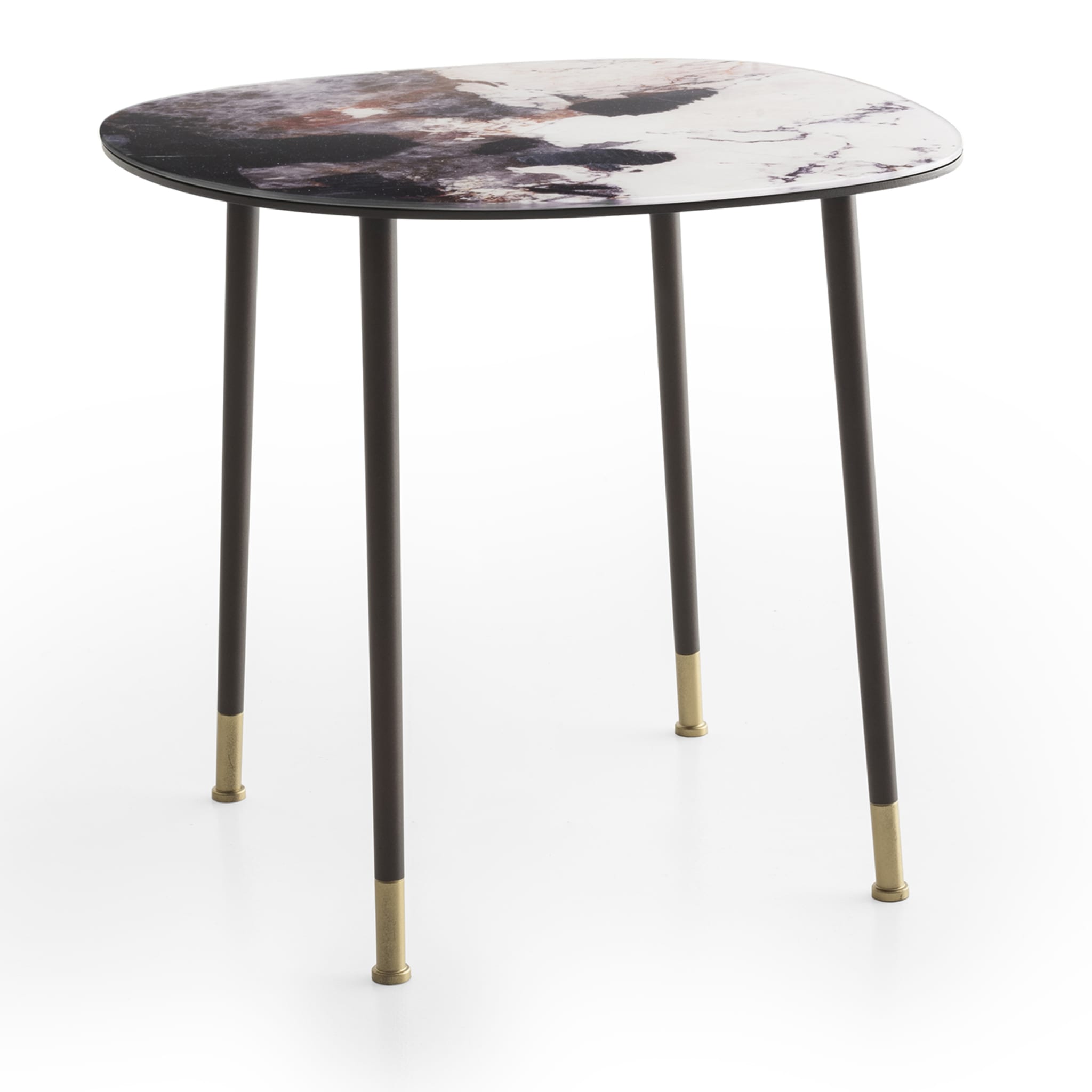 Pebble Small Patagonia Marble-Effect Coffee Table - Alternative view 1