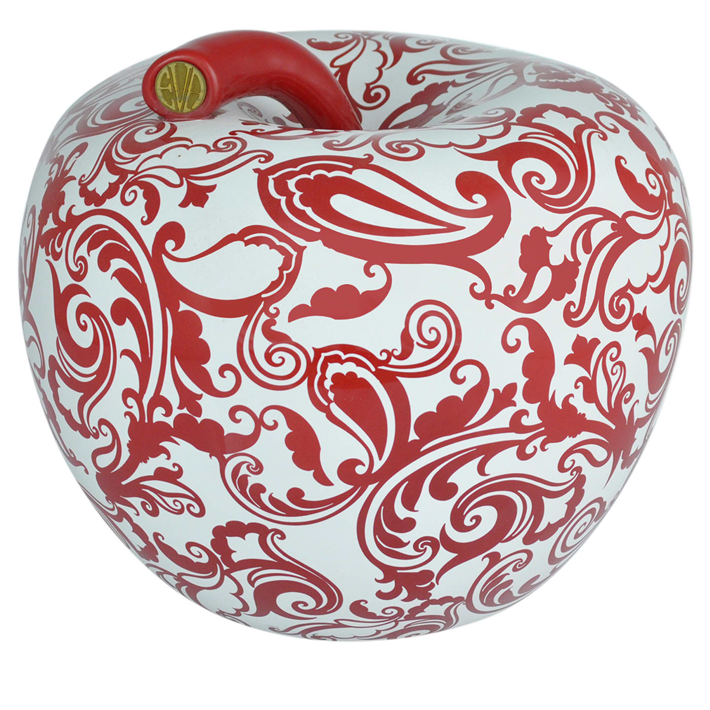 Eva Luxury Texture Floral Red Moneybox/Sculpture - EVA Design